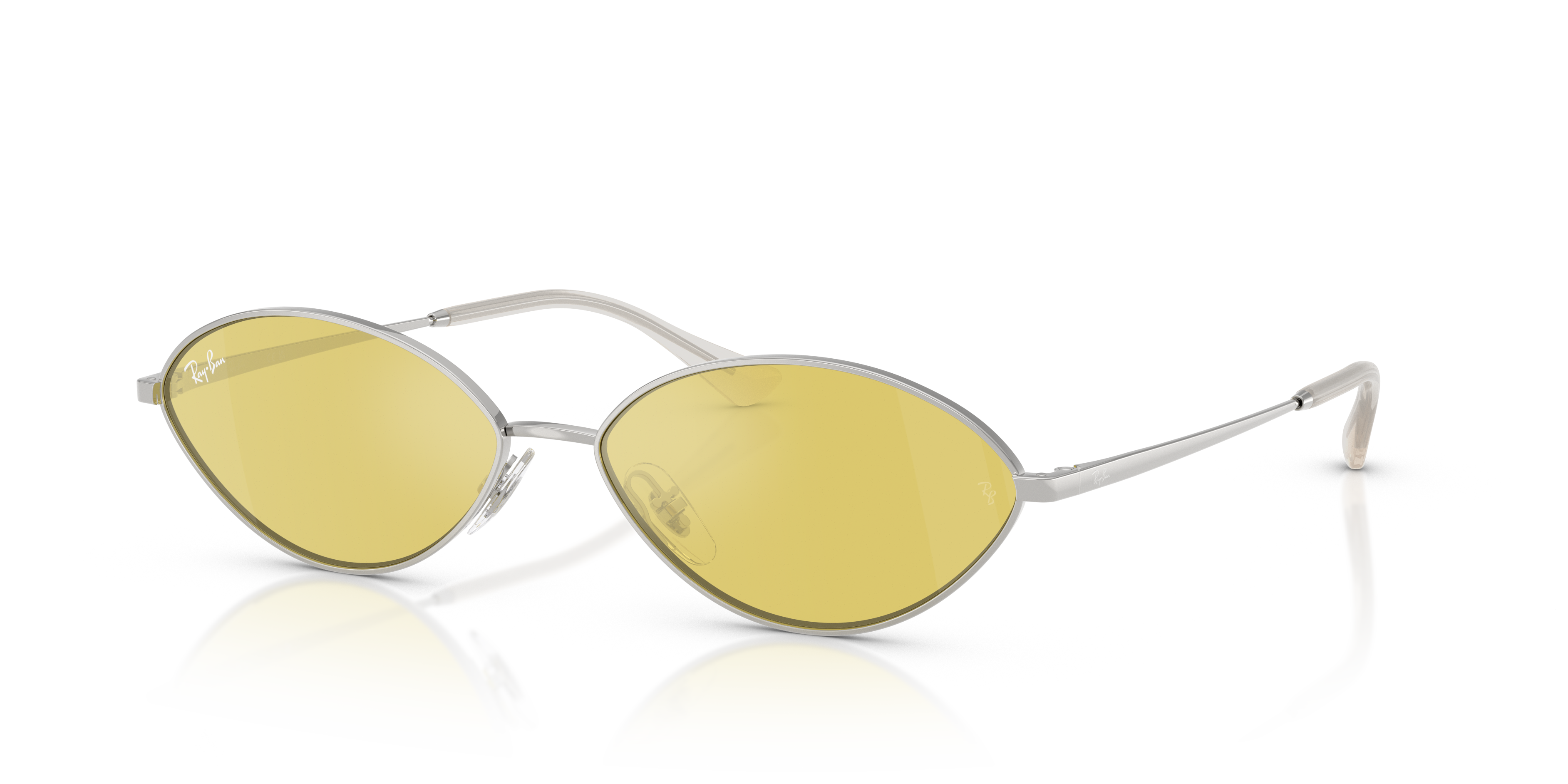 RAY BAN KAI RB3757 · 56mm / Plateado / Amarillo Espejado y Dorado Flash