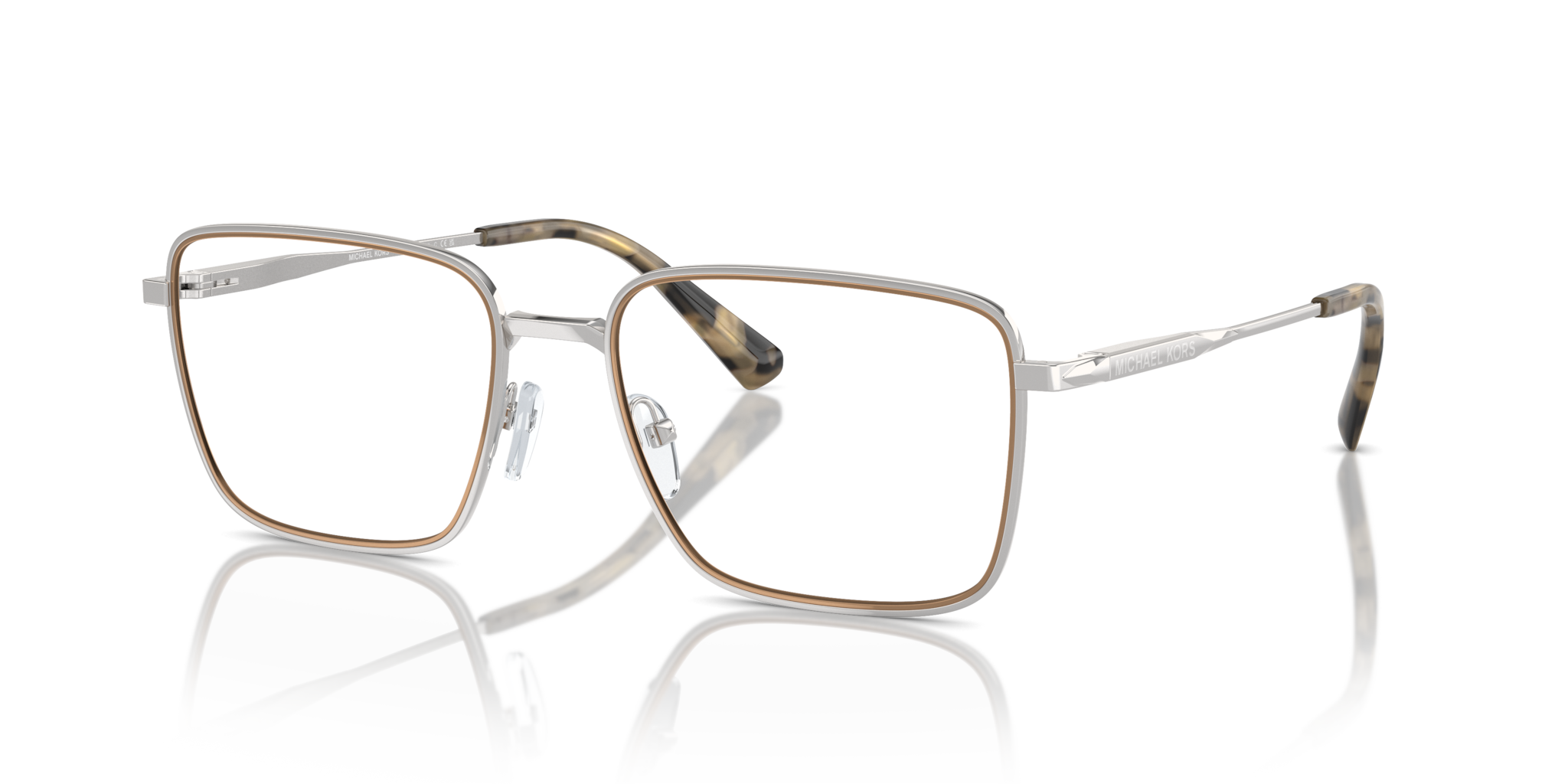 Occhiali da Vista Uomo Michael Kors 0MK3079 Argento Lucido