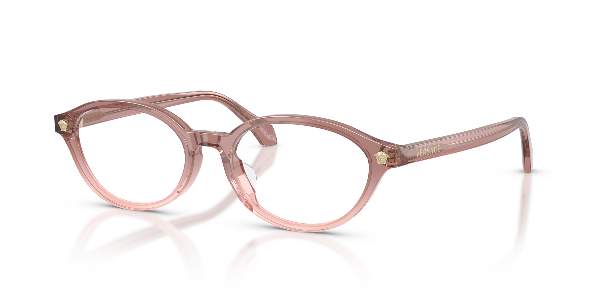 Occhiali da Vista Versace Donna 0VE3393D Marrone/Rosa | Eleganza Iconi