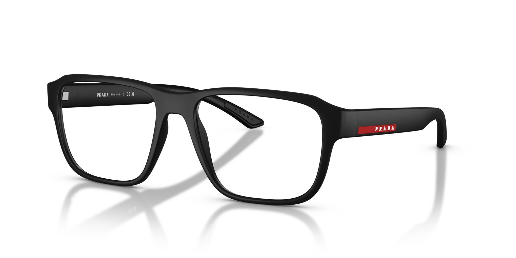 Prada Linea Rossa 0PS 05RV Occhiali da Vista Uomo – Rubber Black