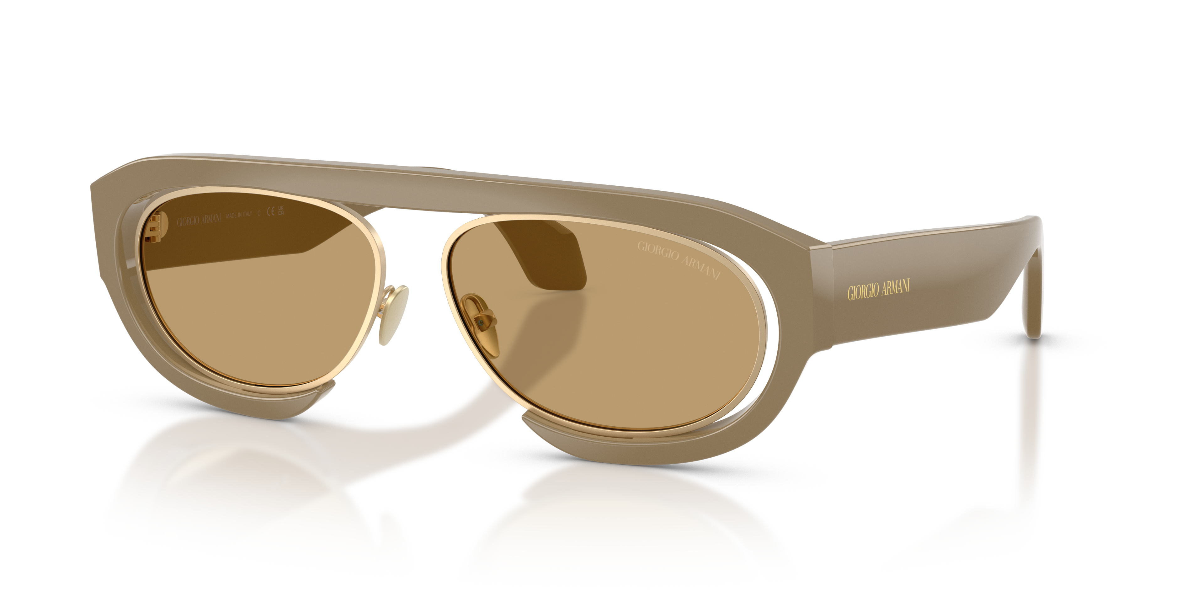 Occhiali da Sole Uomo Giorgio Armani 0AR8239 Beige | Stile Raffinato