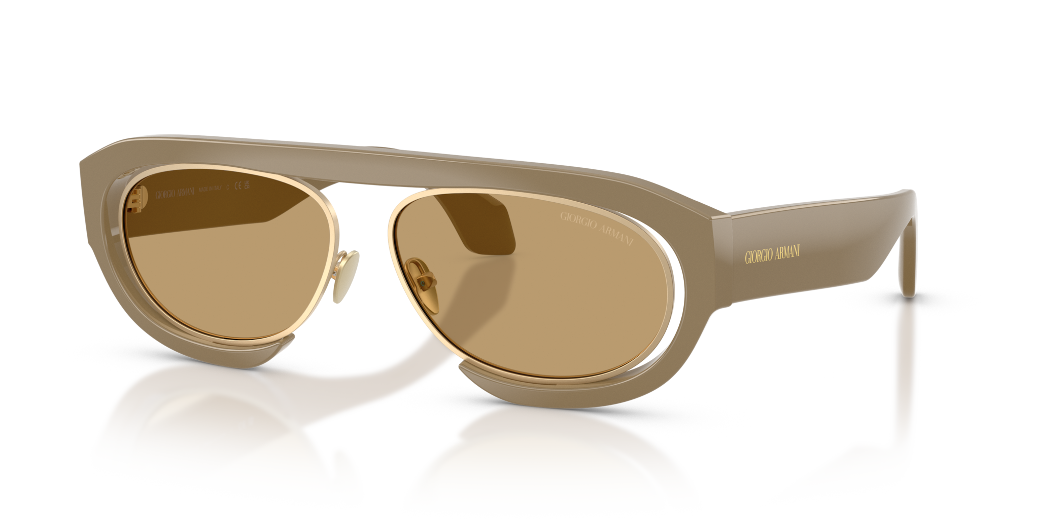 Occhiali da Sole Uomo Giorgio Armani 0AR8239 Beige | Stile Raffinato