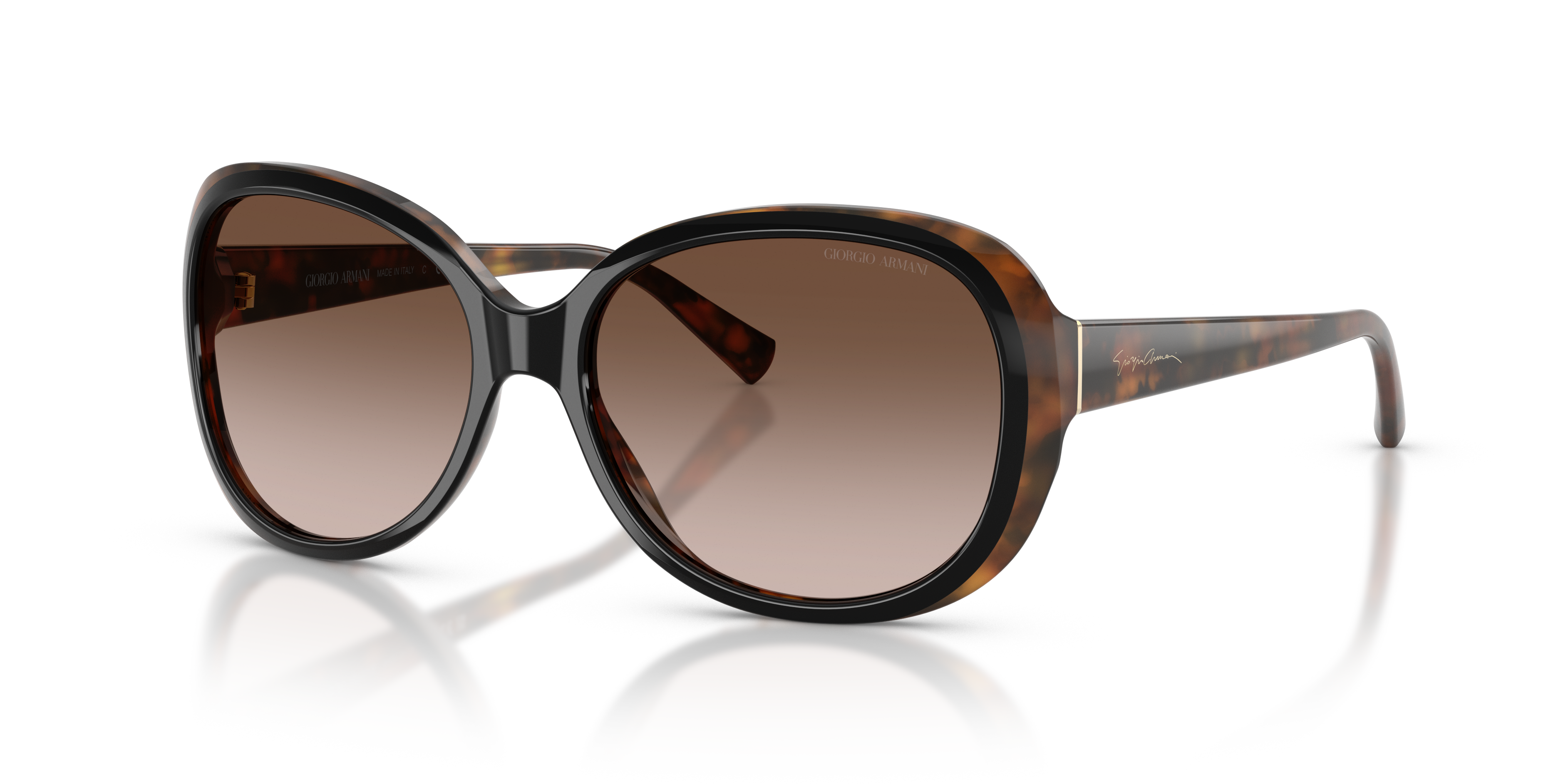 Occhiali da sole Giorgio Armani AR8047 donna Top Black Havana