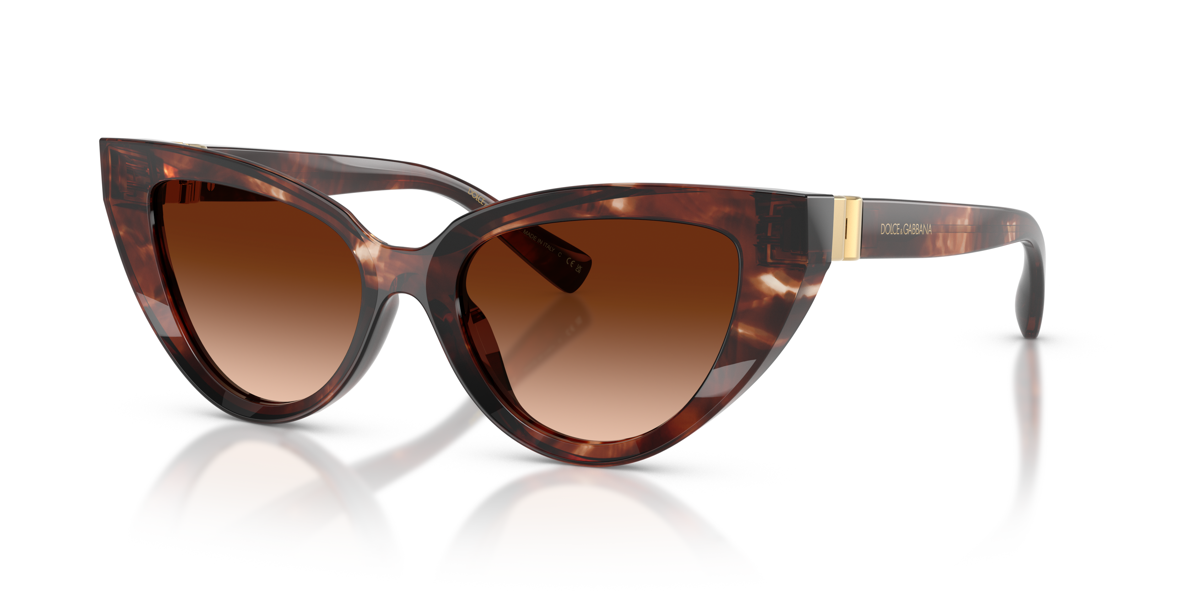 Occhiali da Sole Dolce Gabbana DG4497 Donna Rosso Havana
