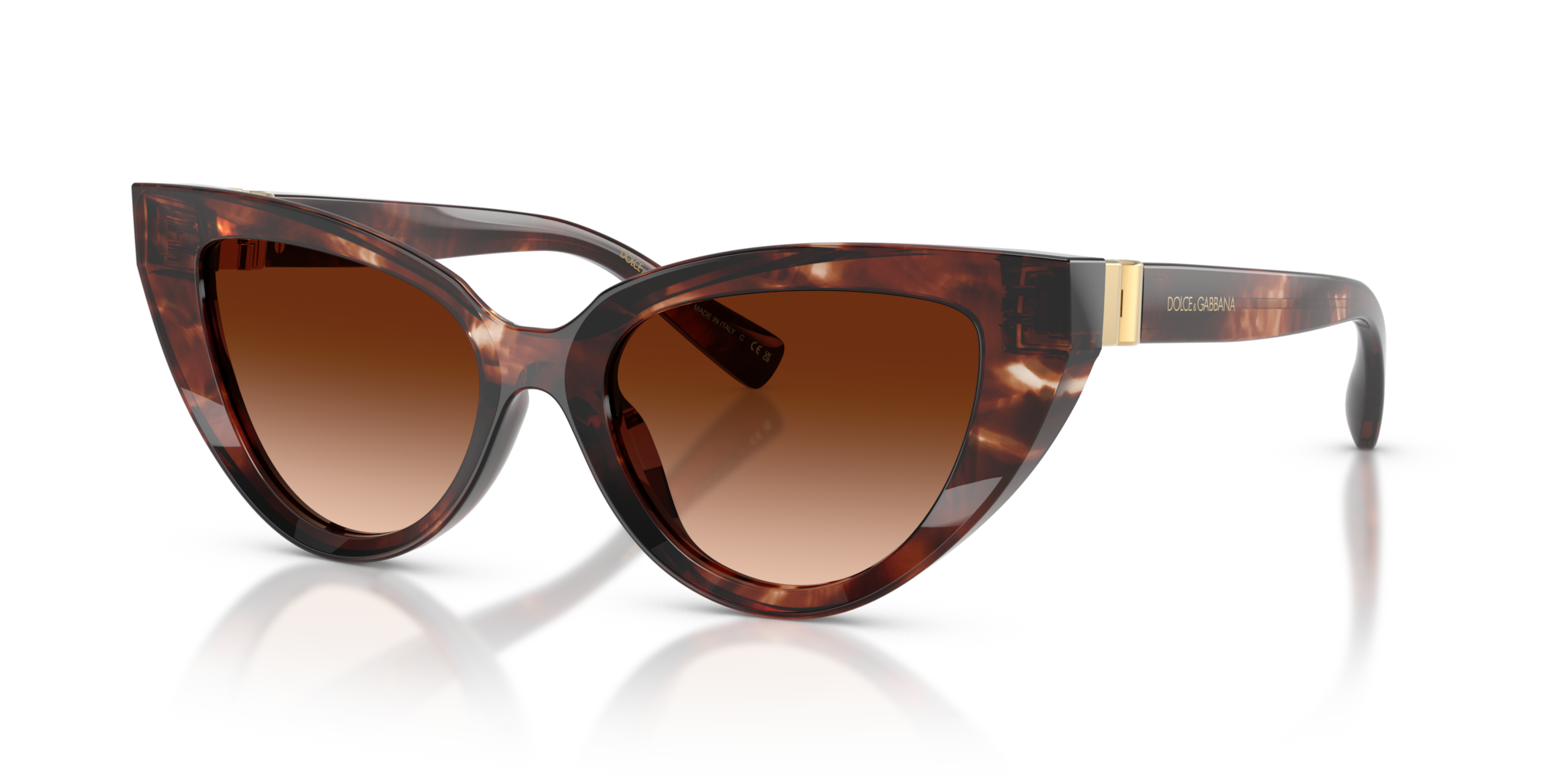 Occhiali da Sole Dolce Gabbana DG4497 Donna Rosso Havana