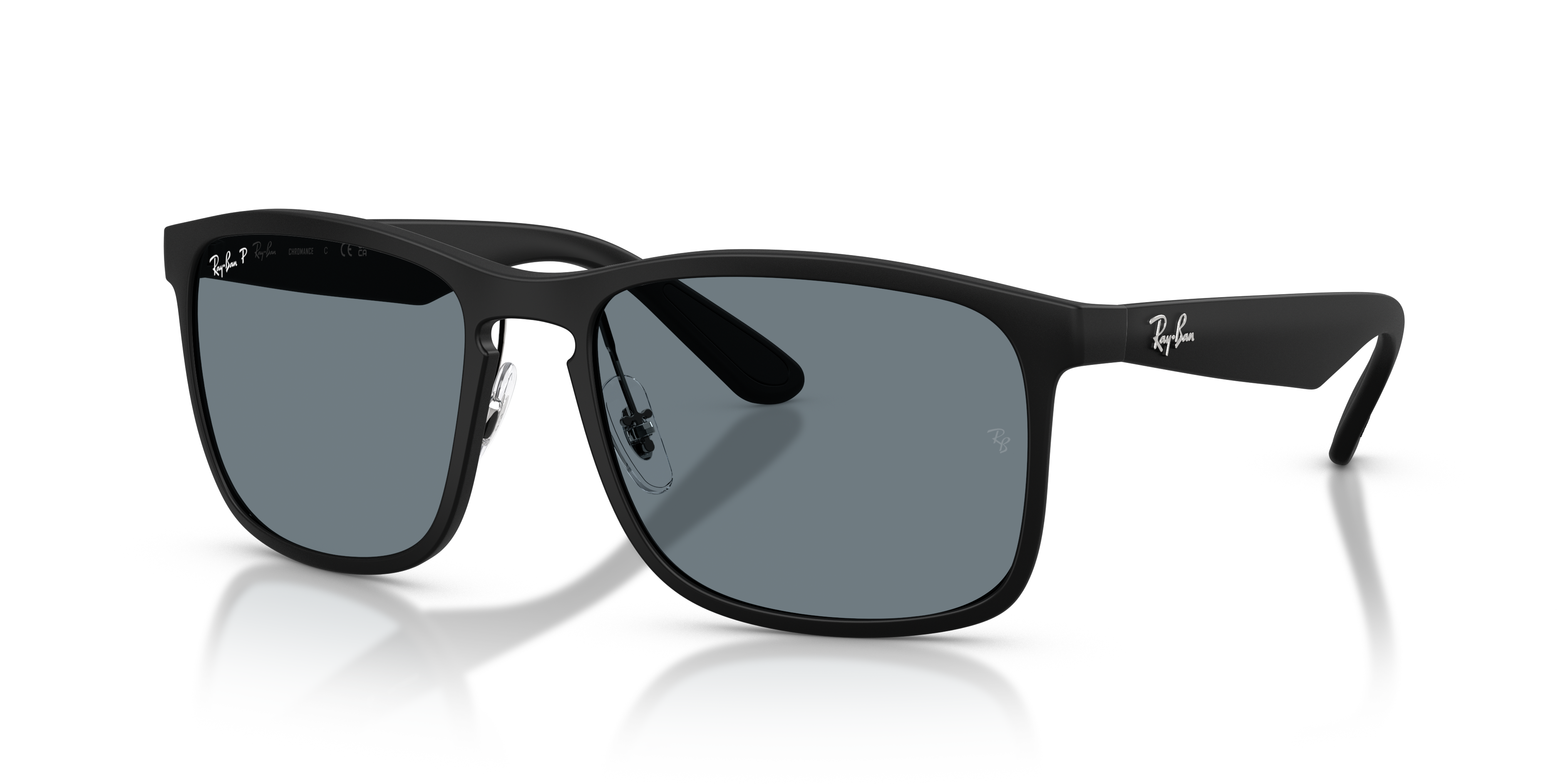 MEN'S SUNGLASSES RAY-BAN RB 4264 - 601SA1 MATT BLACK 