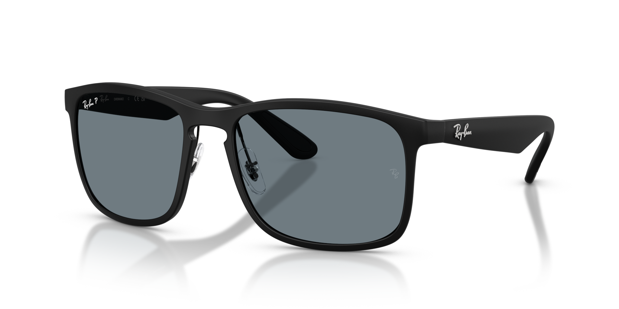 Occhiali da Sole Ray-Ban Uomo Polarizzati RB4264 Nero Opaco