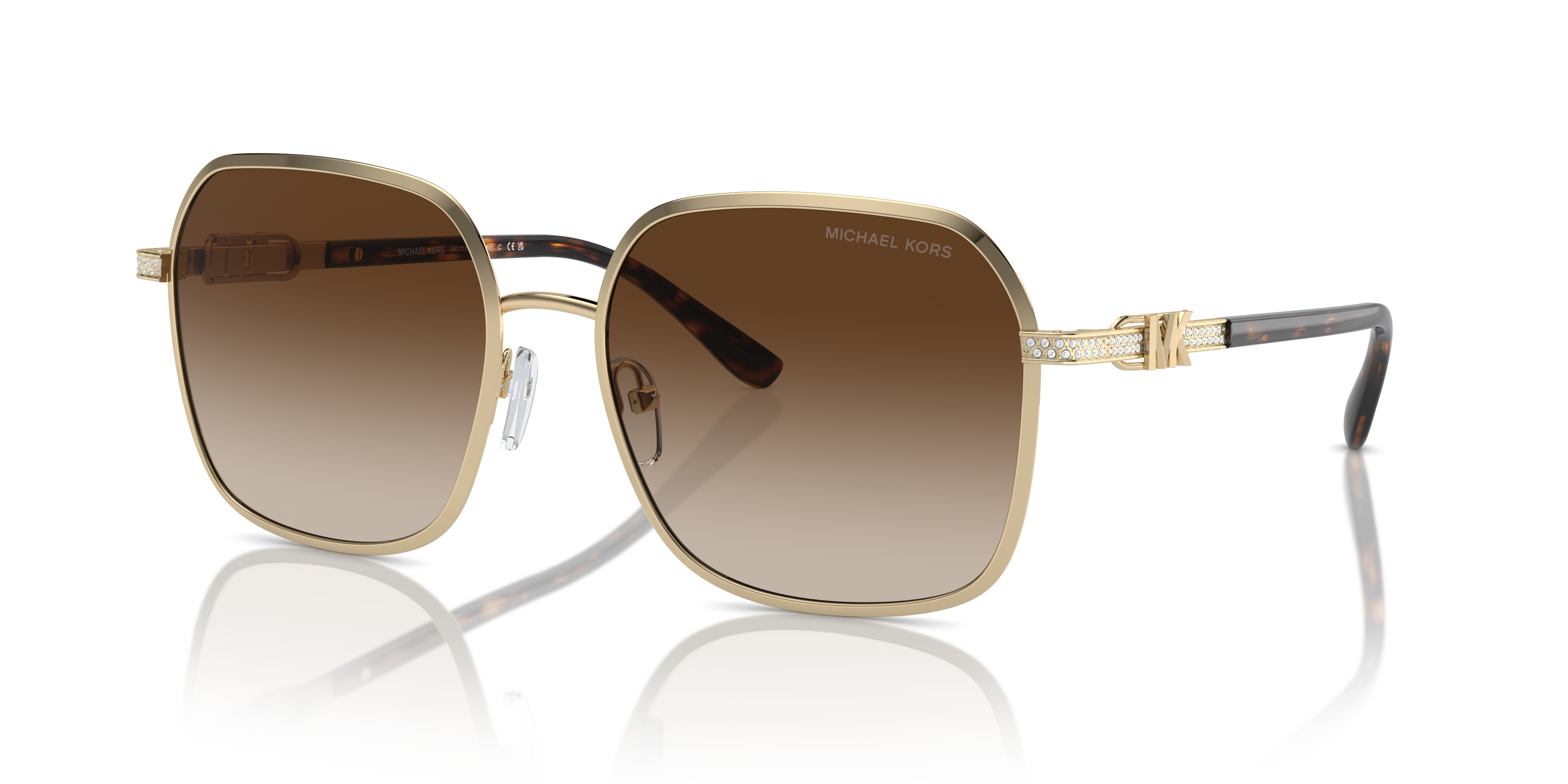 Occhiali da Sole Michael Kors Donna Oro Cadiz - Shiny Light Gold