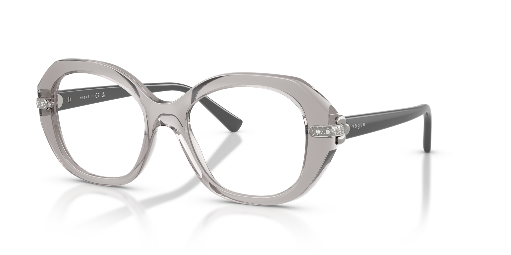 Occhiali da Vista Vogue Eyewear 0VO5705B Grigio Trasparente Donna
