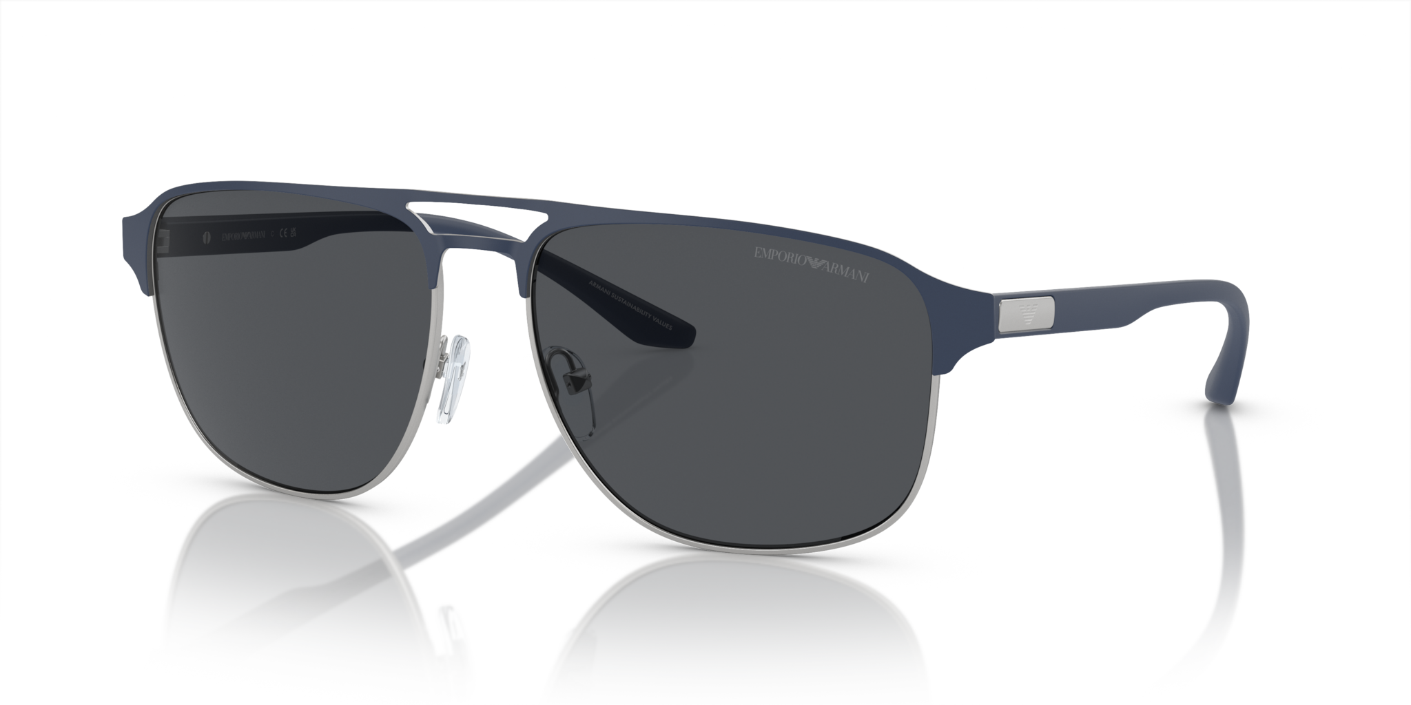 Occhiali da Sole Emporio Armani Uomo EA2144 Grigio Opaco Originali