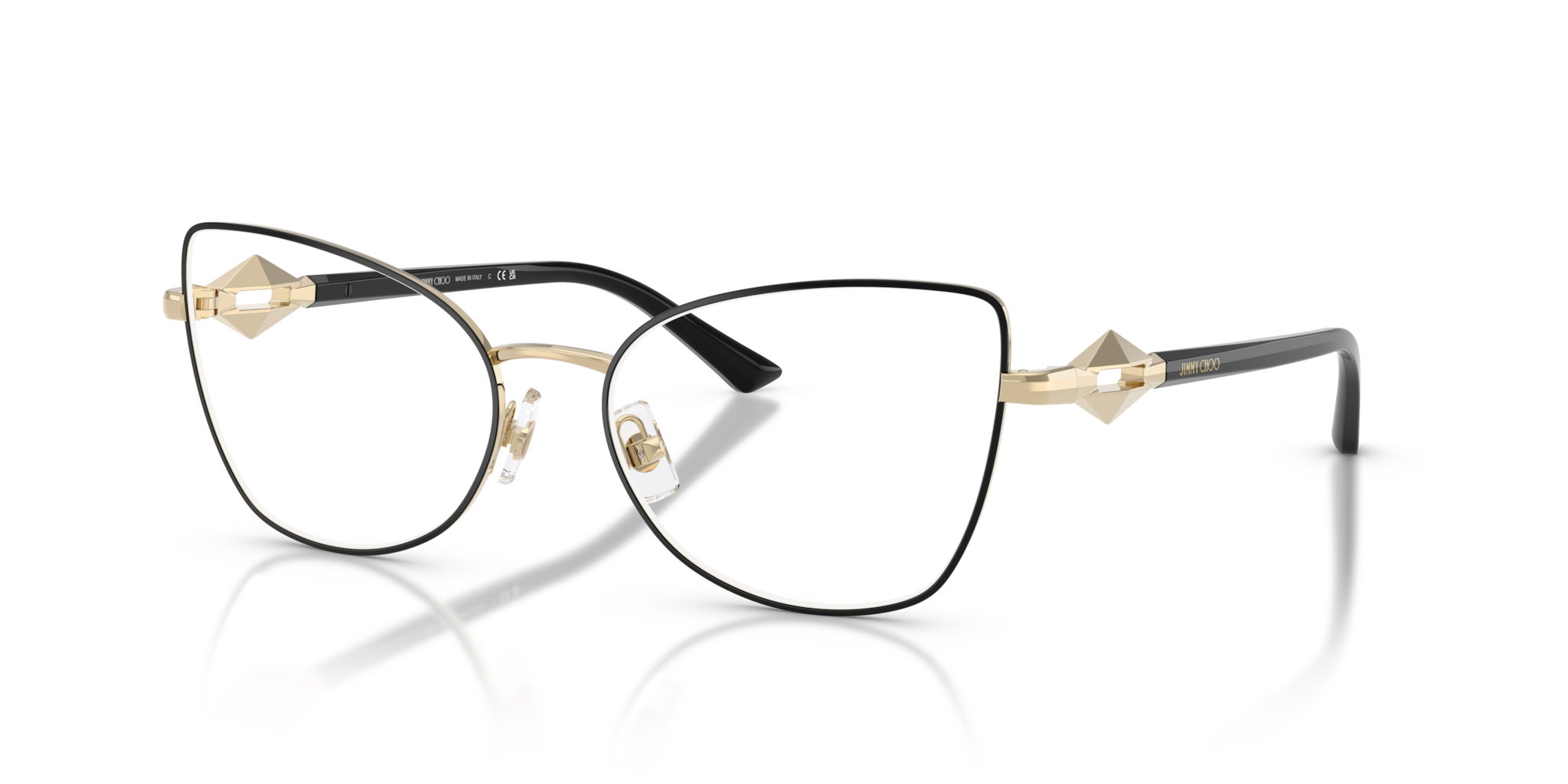 Occhiali da Vista Donna Jimmy Choo 0JC2012 Pale Gold/Black