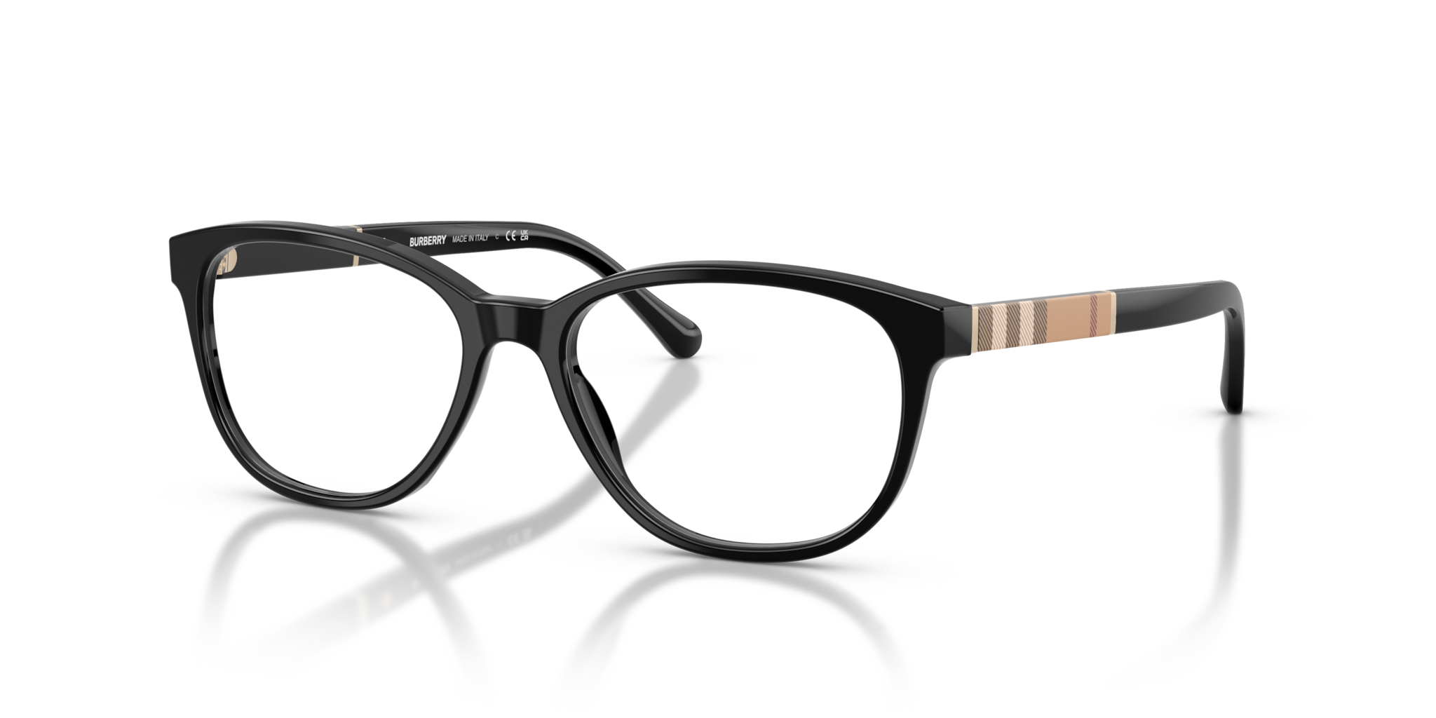 Burberry 0BE2172 Donna - Occhiali da Vista Neri Eleganza Iconica