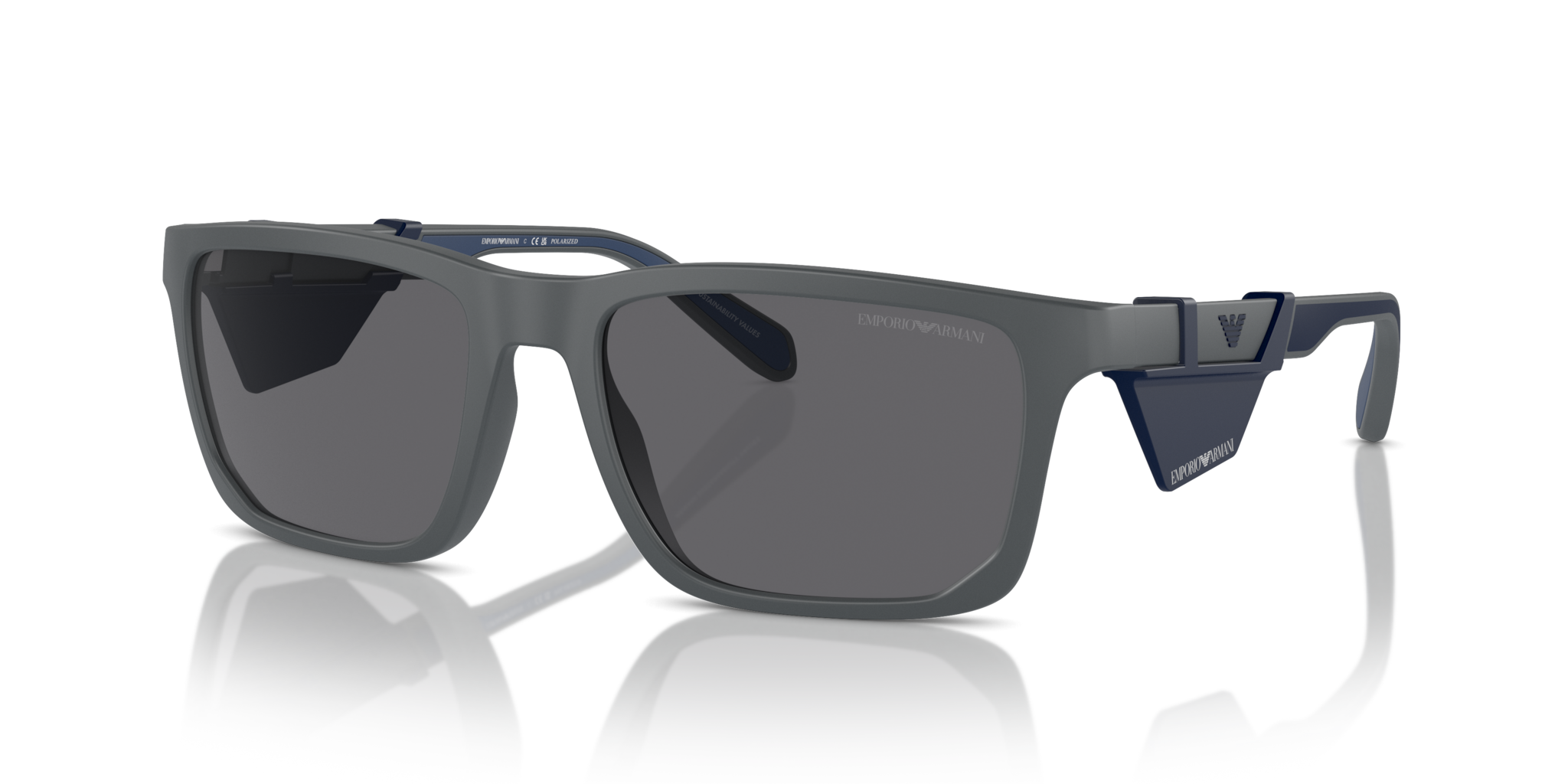 Occhiali da Sole Emporio Armani EA4219 Grigio Opaco Uomo