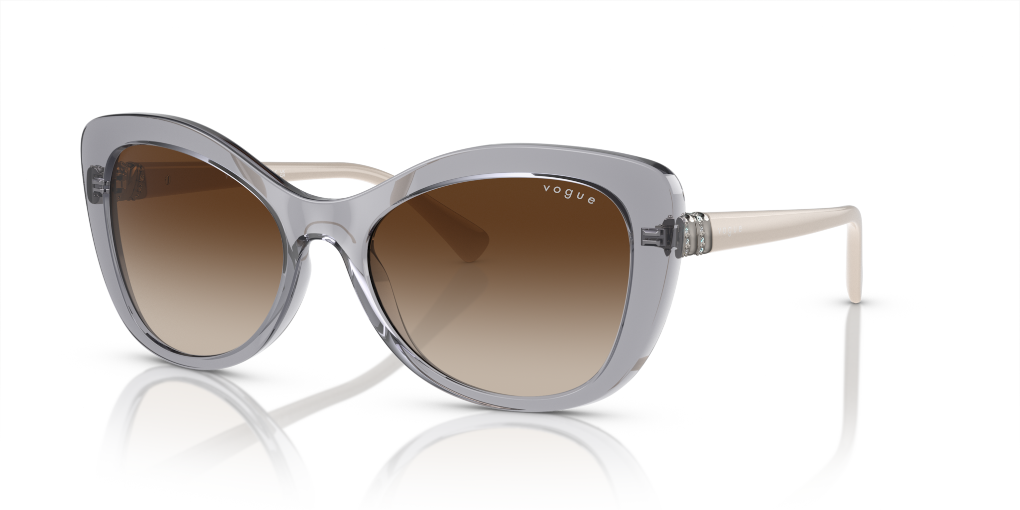 Occhiali da Sole Donna Vogue VO5515SB Grigio Trasparente Originali