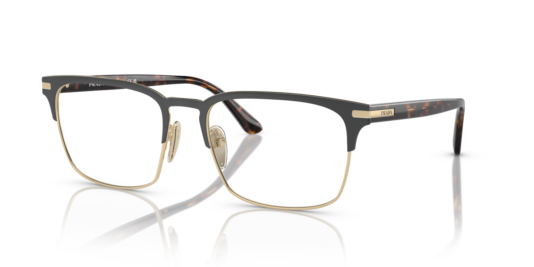 Occhiali da Vista Prada Uomo 0PR 58ZV - Matte Brunished/Pale Gold
