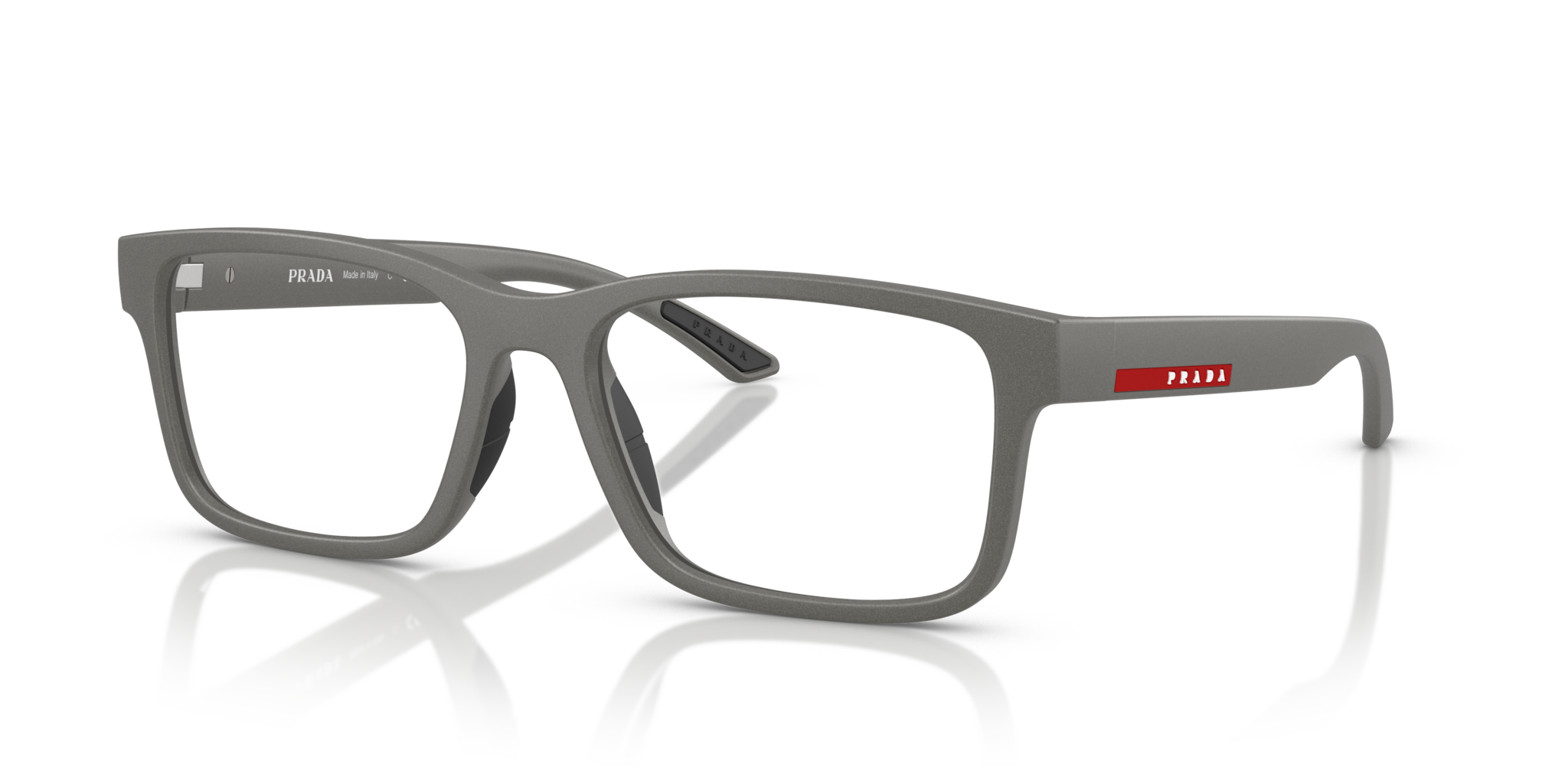 Occhiali da Vista Prada Linea Rossa 0PS 01RV Uomo Grigio Metallizzato