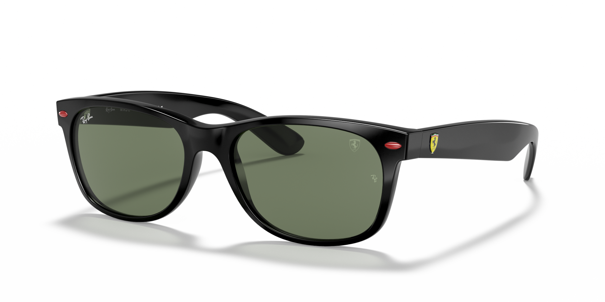 Occhiali da sole Ray-Ban New Wayfarer neri 0RB2132M originali