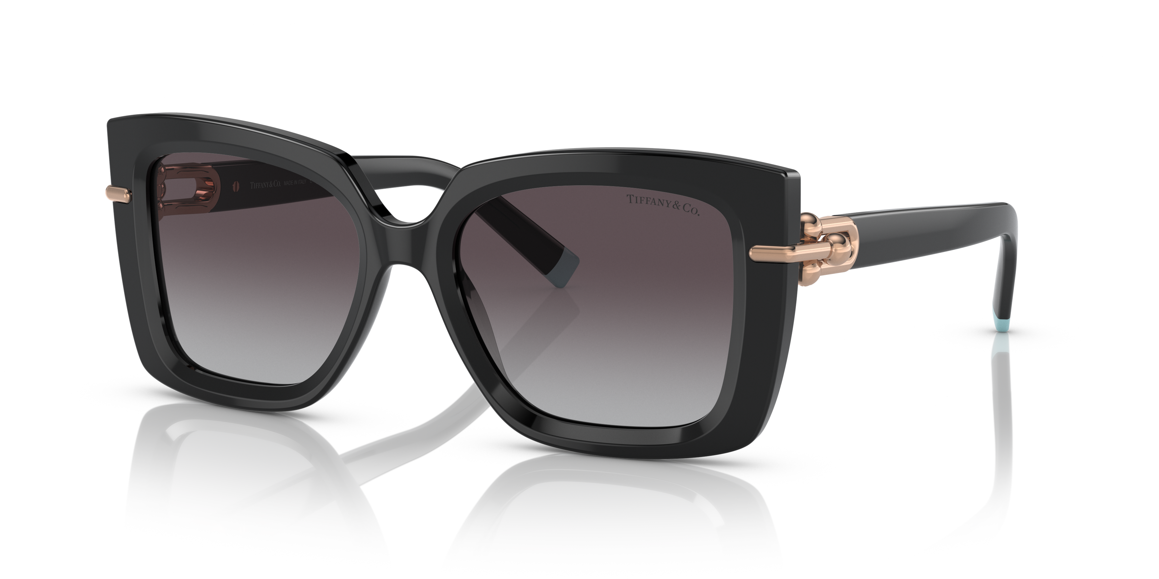 Occhiali da sole Tiffany donna neri TF4199 | Eleganza Cat-Eye