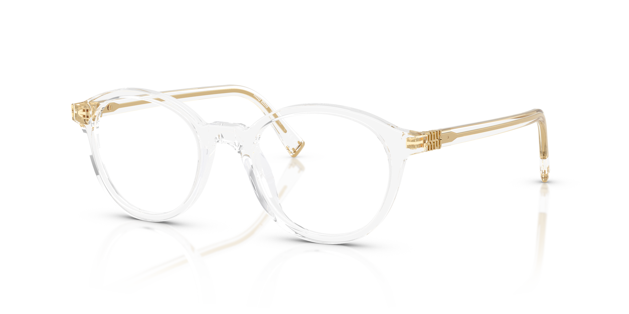 Miu Miu 0MU 02WV Occhiali da Vista Donna Trasparenti | Eleganza Modern