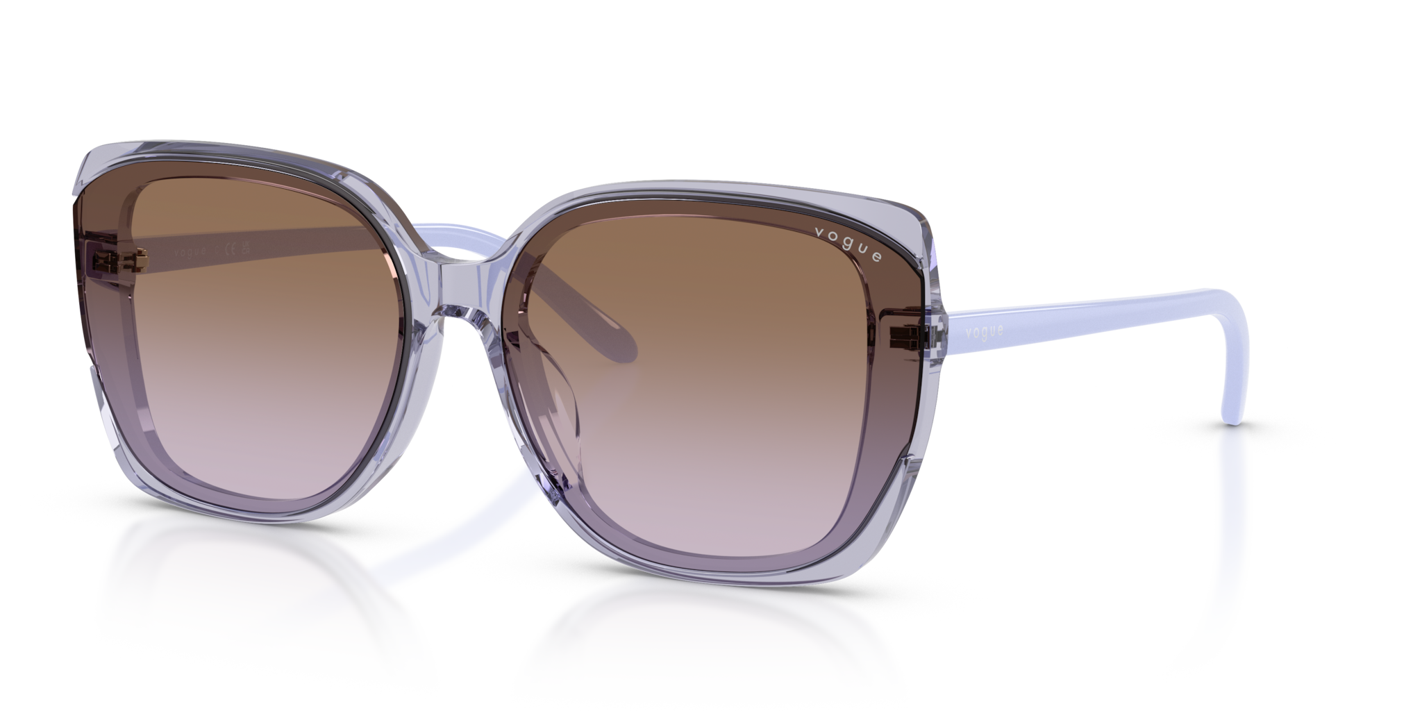 Occhiali da Sole Donna Vogue VO5684SD Lilla Trasparente