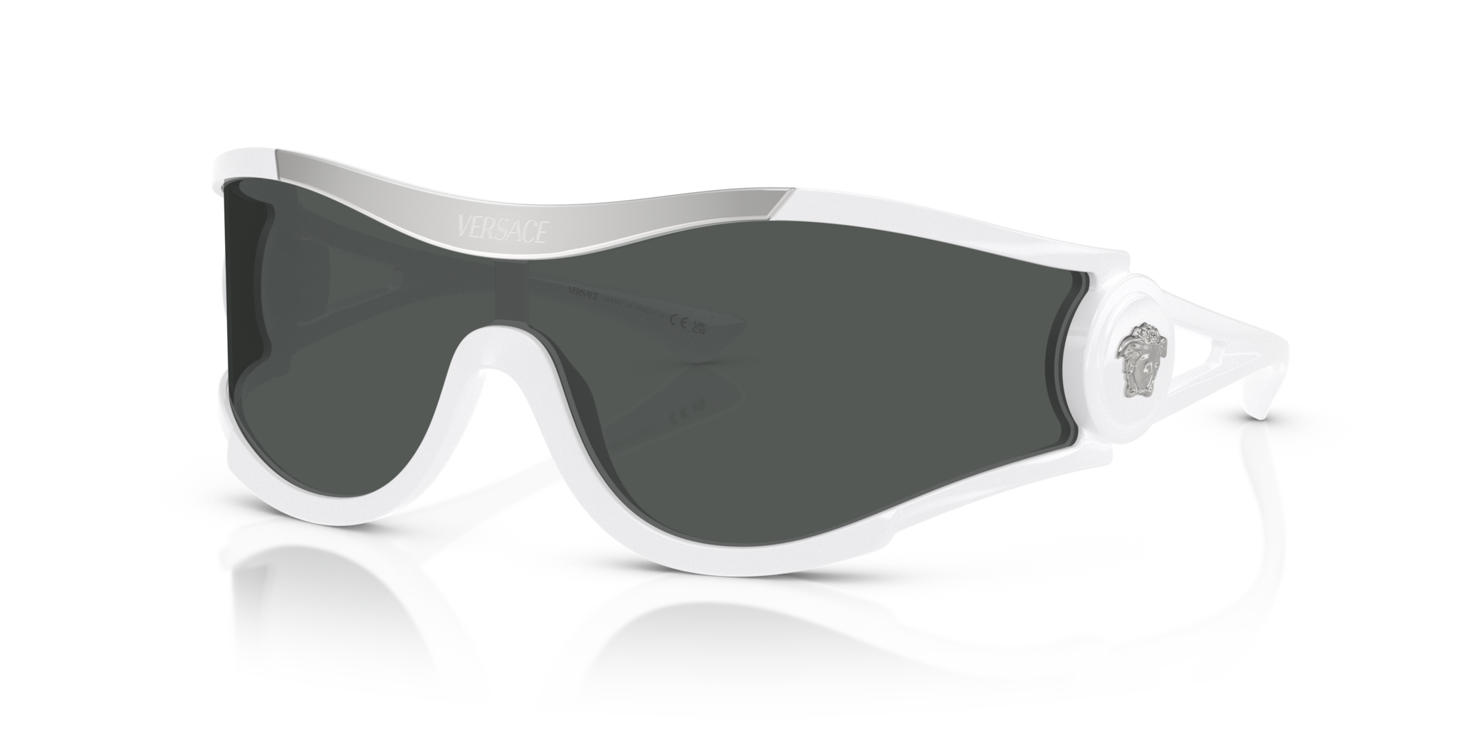 Occhiali da Sole Versace VE4475 Bianchi Unisex Originali | Spedizione