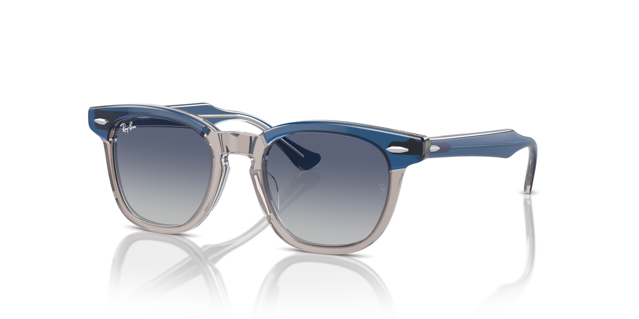 Occhiali da Sole Ray-Ban RB9098S Kids Blu Sfumato | Originali