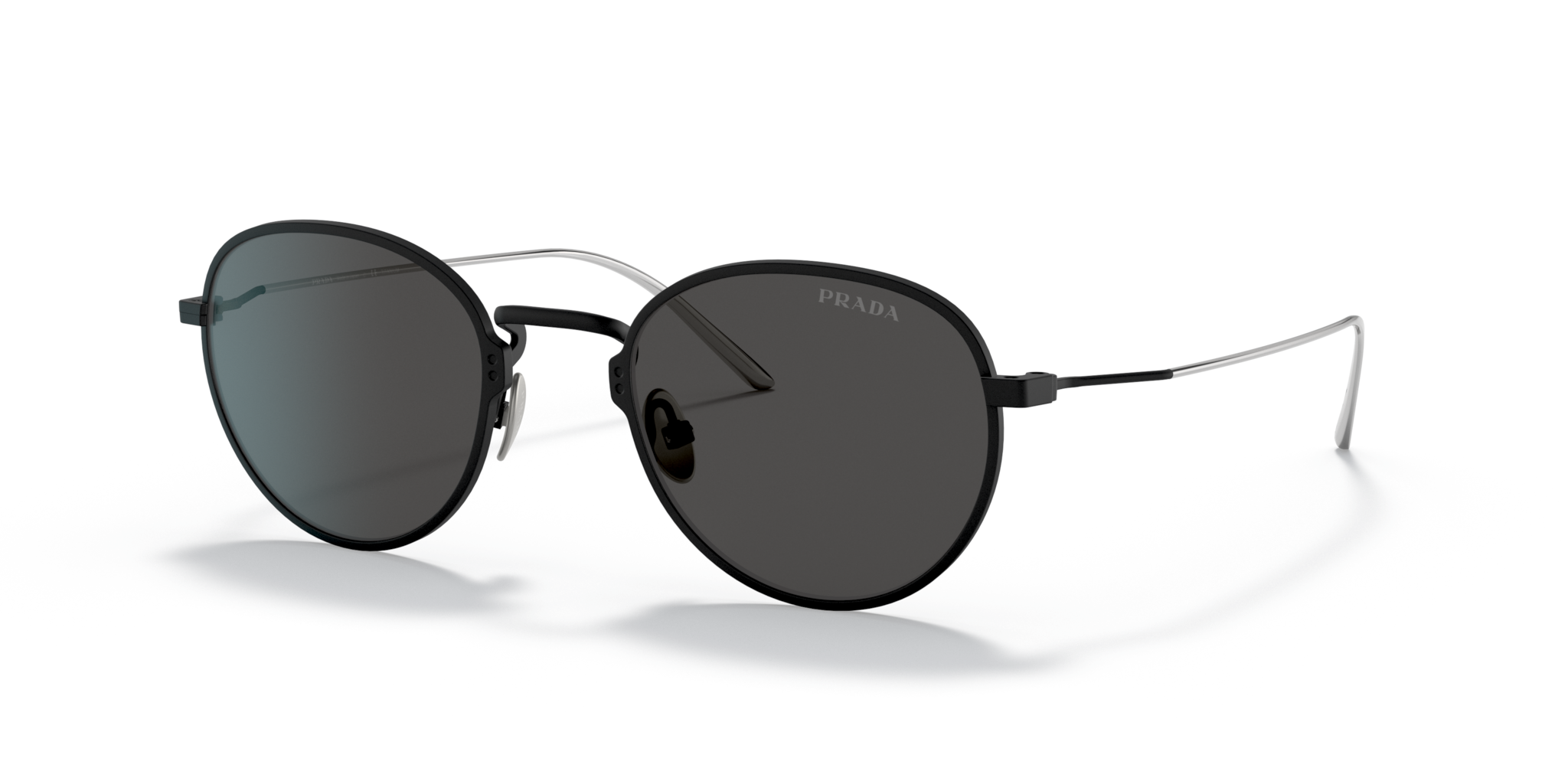 Occhiali da Sole Prada 0PR 53WS Uomo Nero Opaco - Stile Maschile