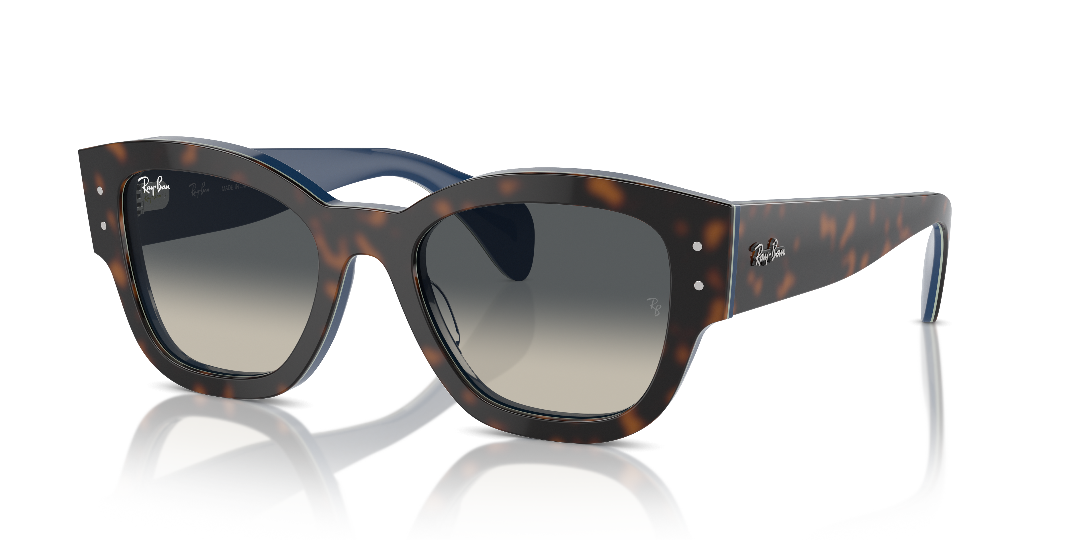 Occhiali da sole Ray-Ban Jorge 0RB7681S Havana Grigio Blu | Ufficiale