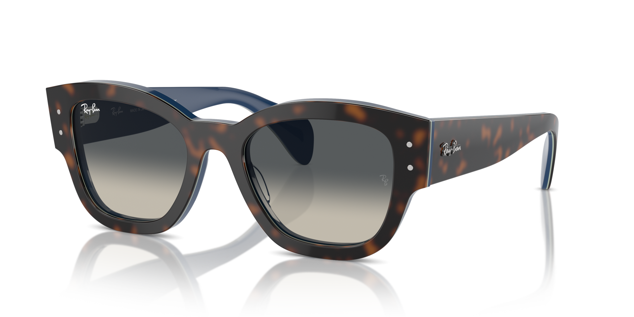 Occhiali da sole Ray-Ban Jorge 0RB7681S Havana Grigio Blu | Ufficiale