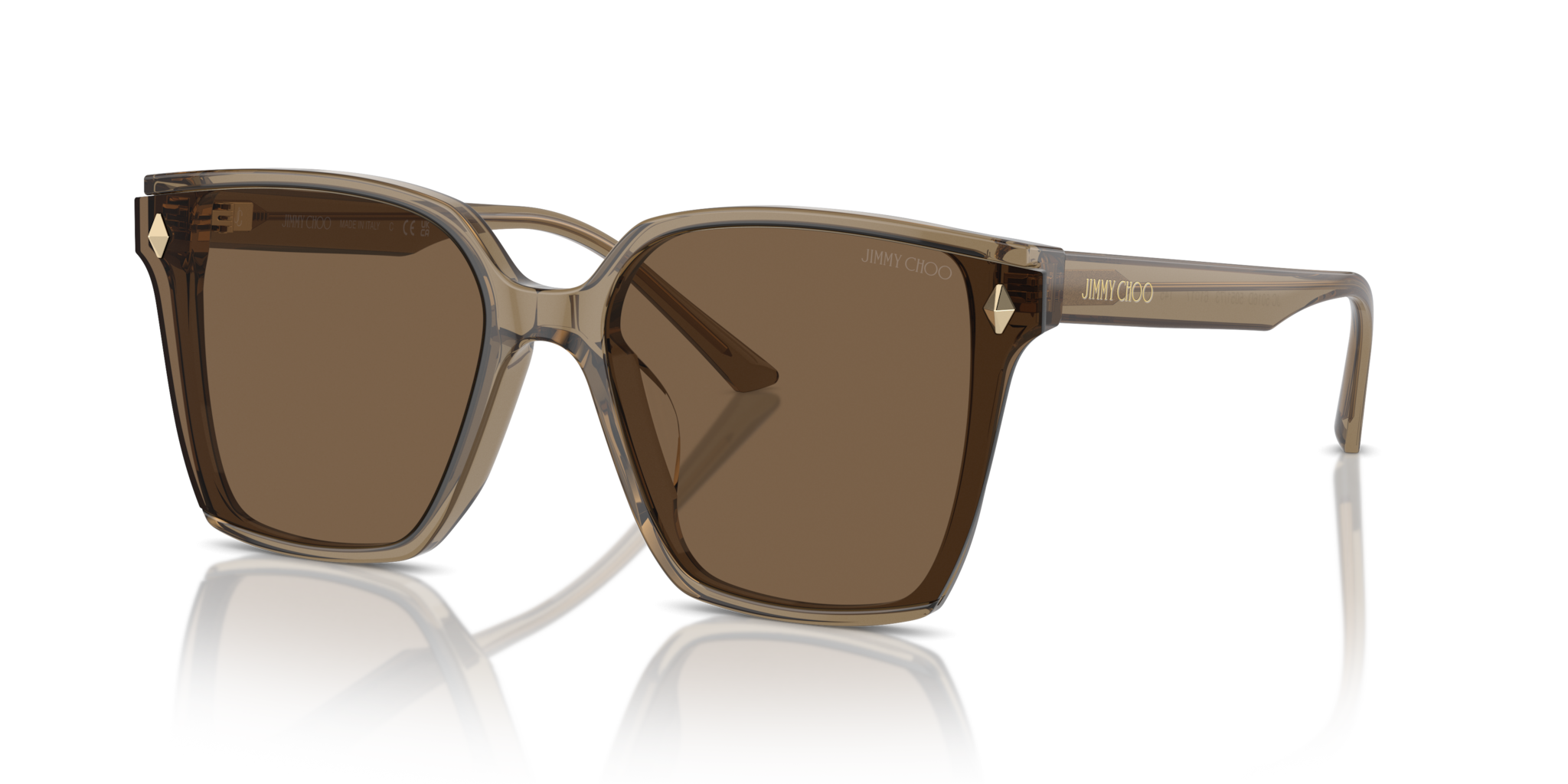 Occhiali da Sole Jimmy Choo JC5016D Donna Marrone Trasparente