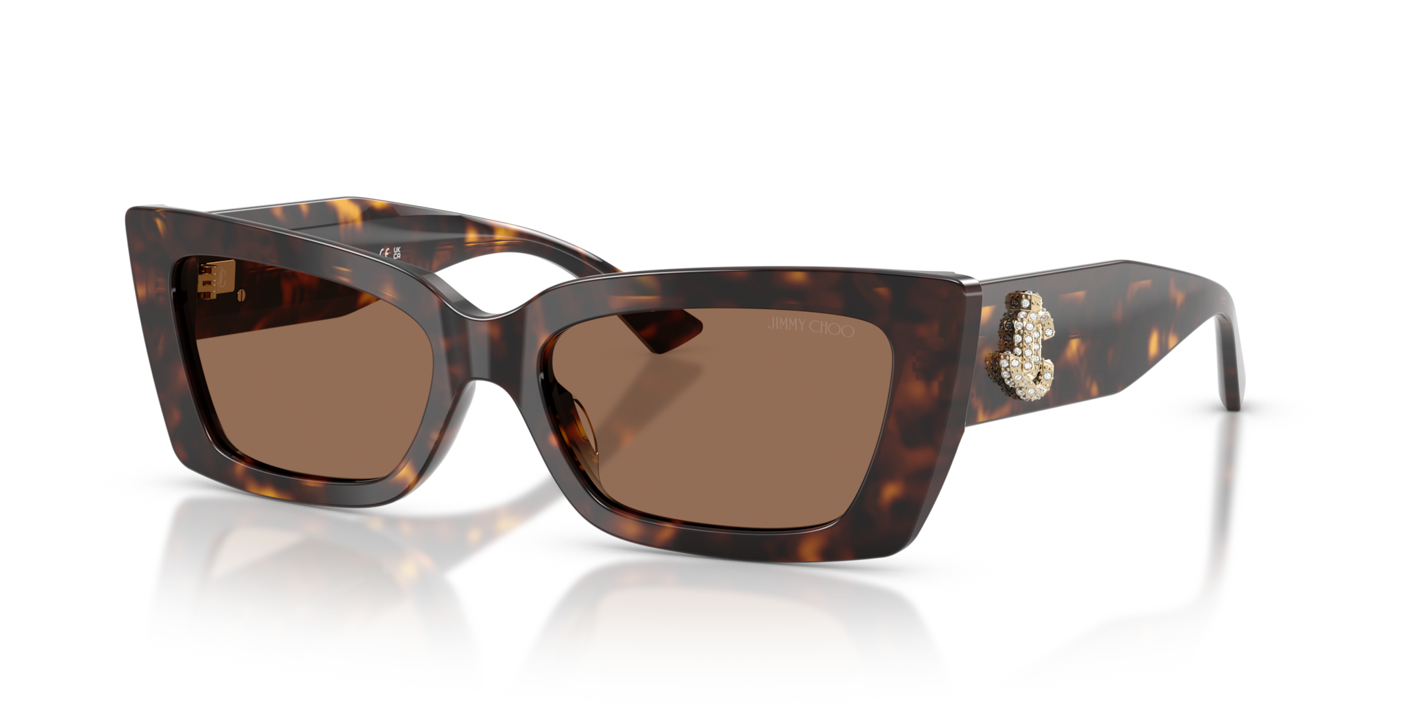 Occhiali da Sole Donna Jimmy Choo JC5037BU Havana | Stile Chic