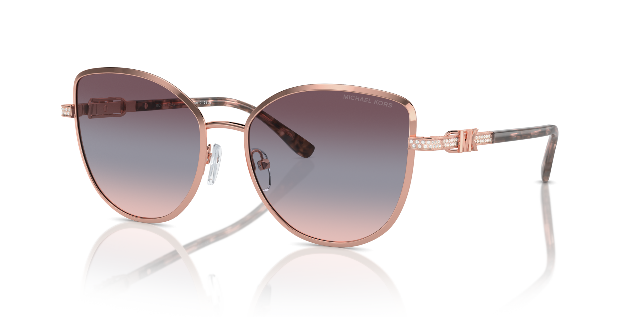 Occhiali da Sole Michael Kors Donna Oro Rosa | Modello Catalonia