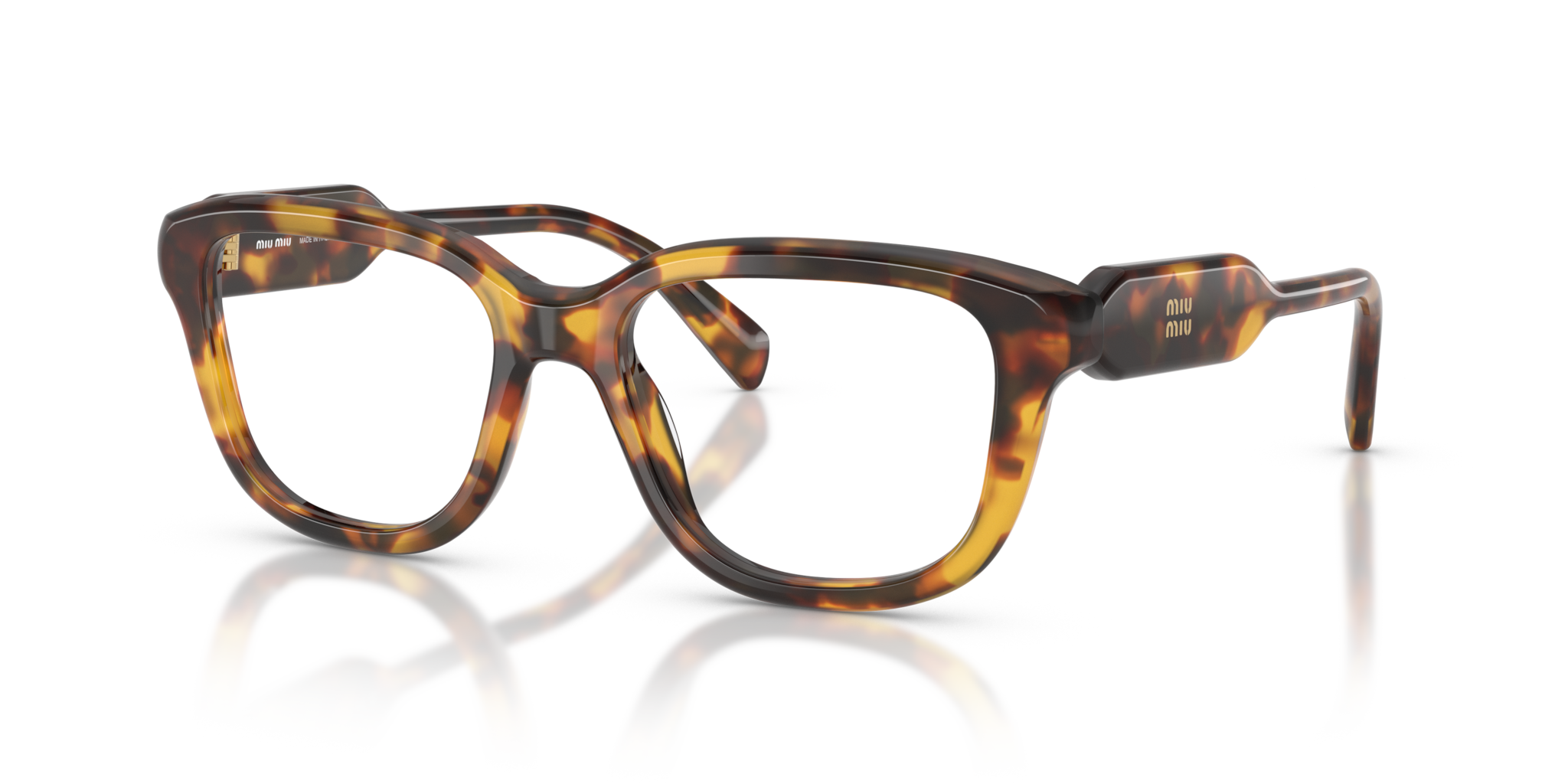 Miu Miu Occhiali da Vista Donna 0MU 02ZV Honey Havana - Stile Unico