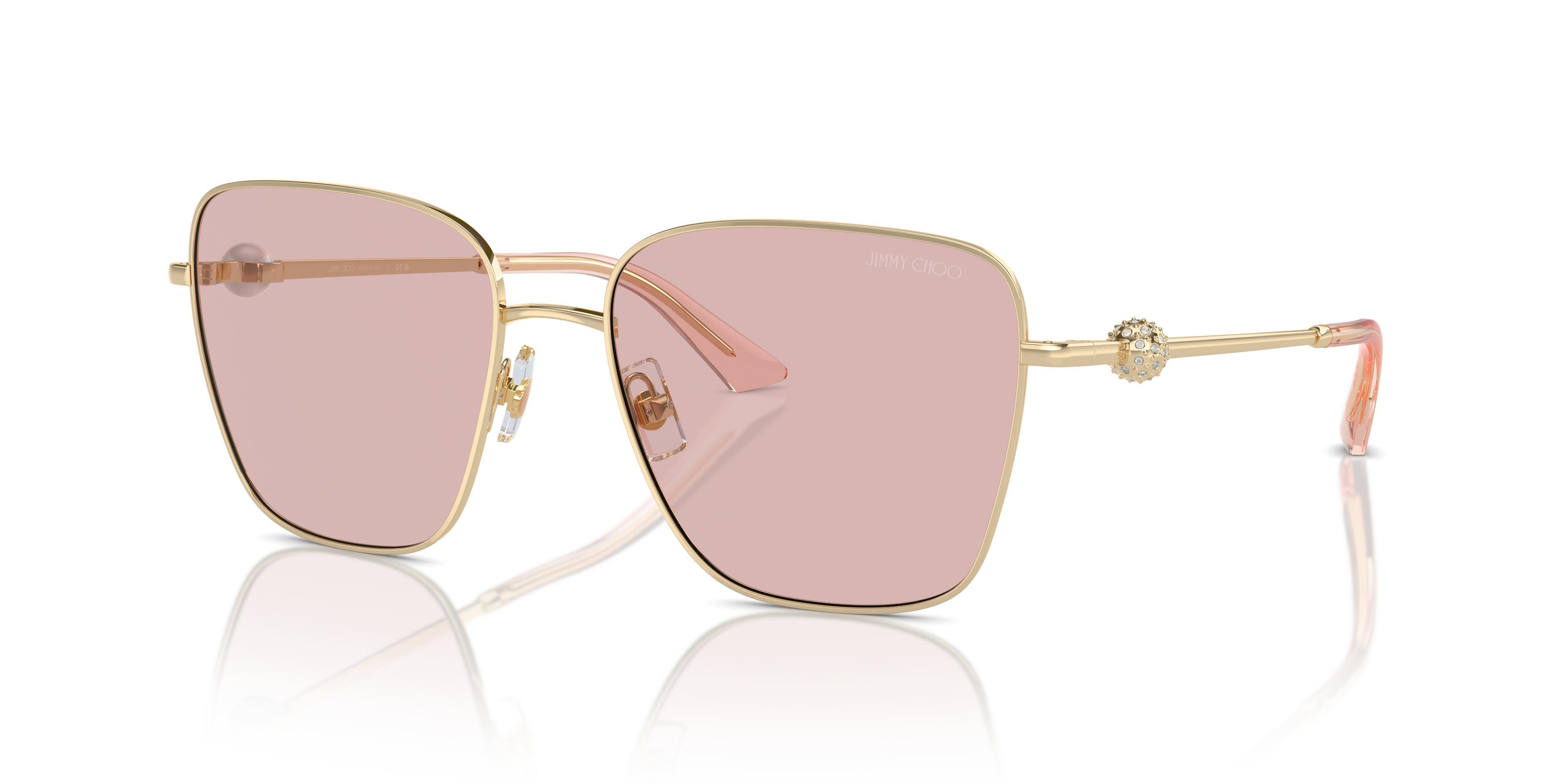 Occhiali da Sole Jimmy Choo JC4005HB Donna Oro Pallido