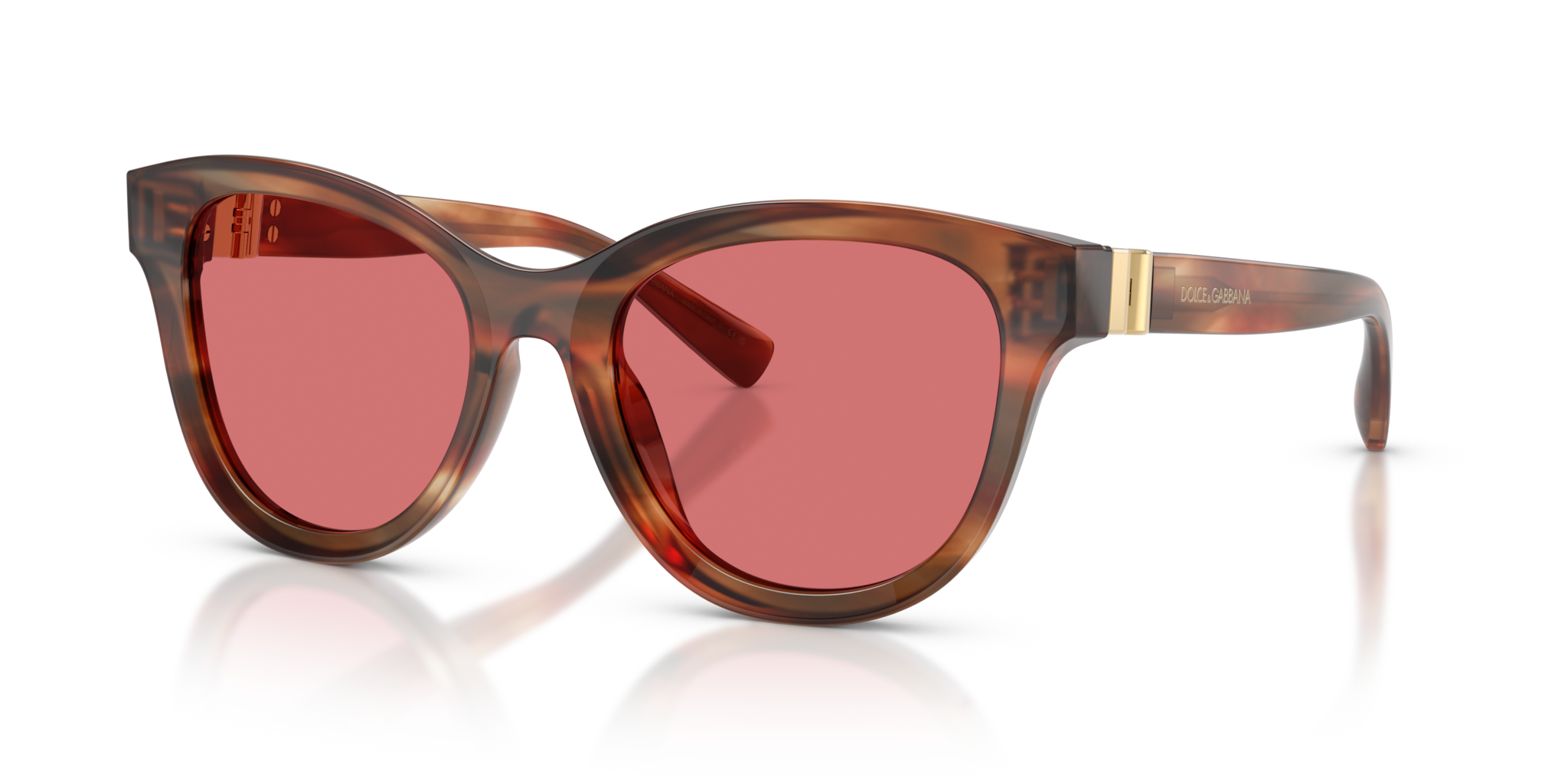 Occhiali da sole Dolce&Gabbana DG4533 donna Striped Brown originali