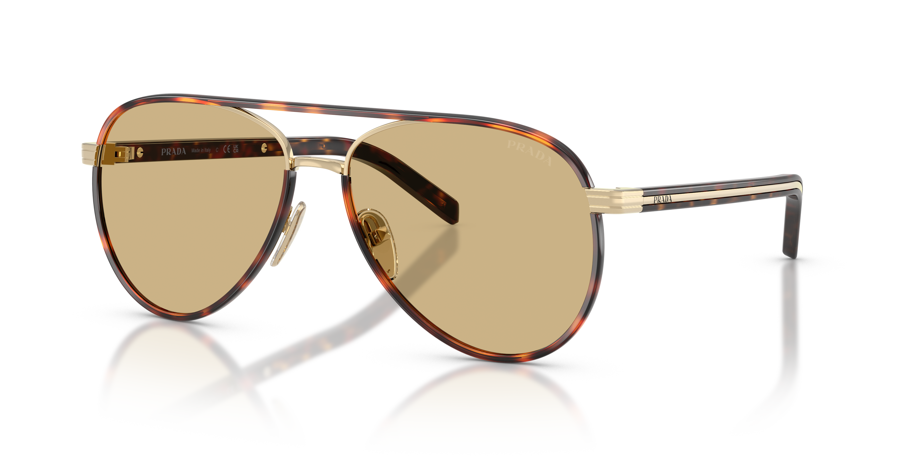 Occhiali da Sole Prada PR B57S Donna Pale Gold | Eleganza Iconica