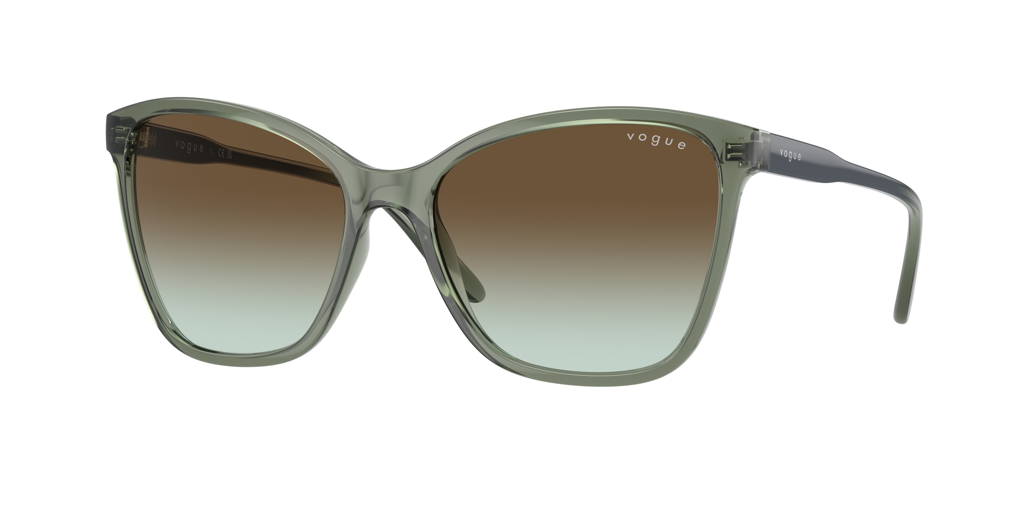 3086E8 - Verde pato transparente