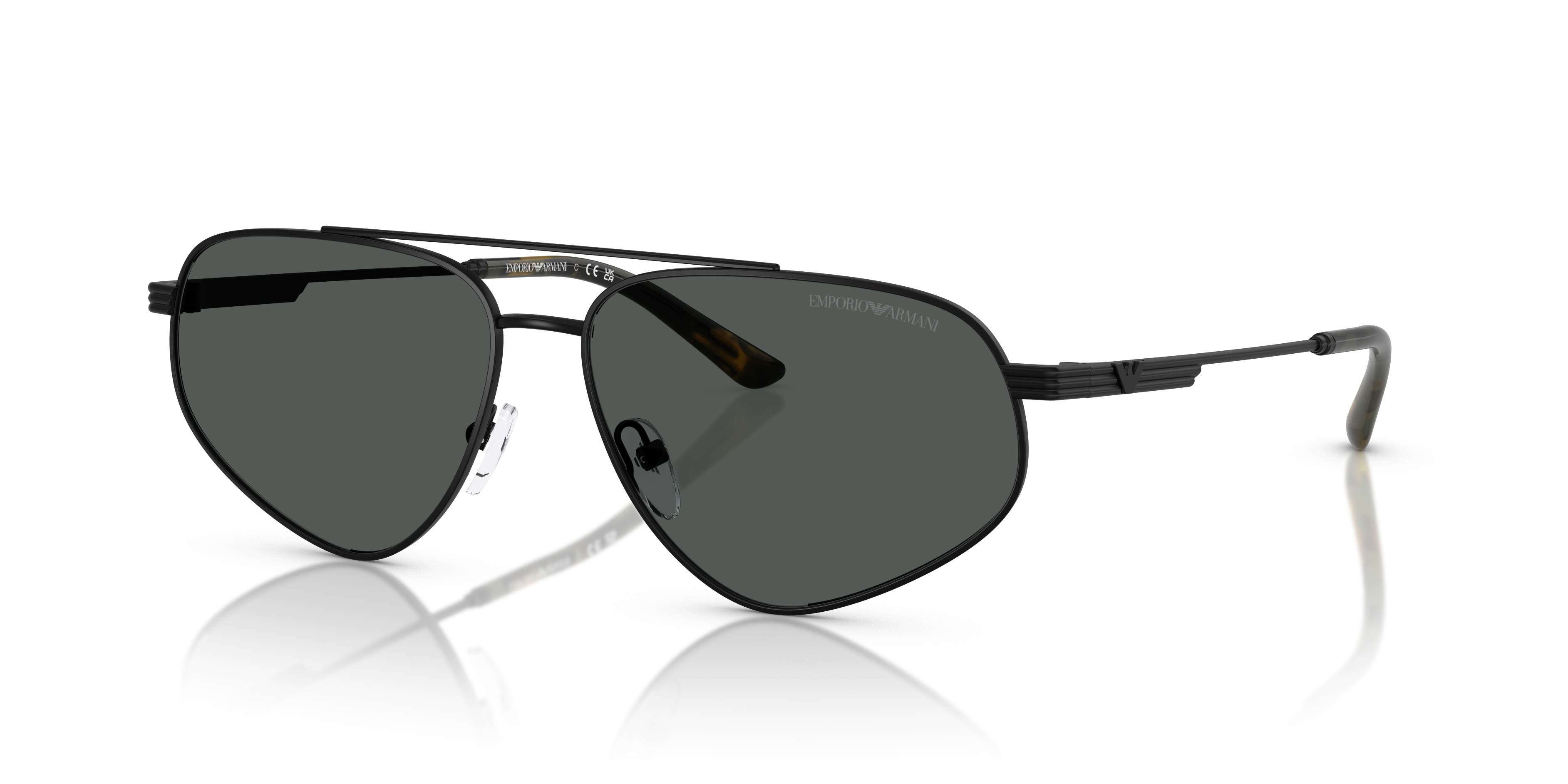 Emporio Armani EA2156 Uomo Matte Gunmetal - Occhiali da Sole Originali