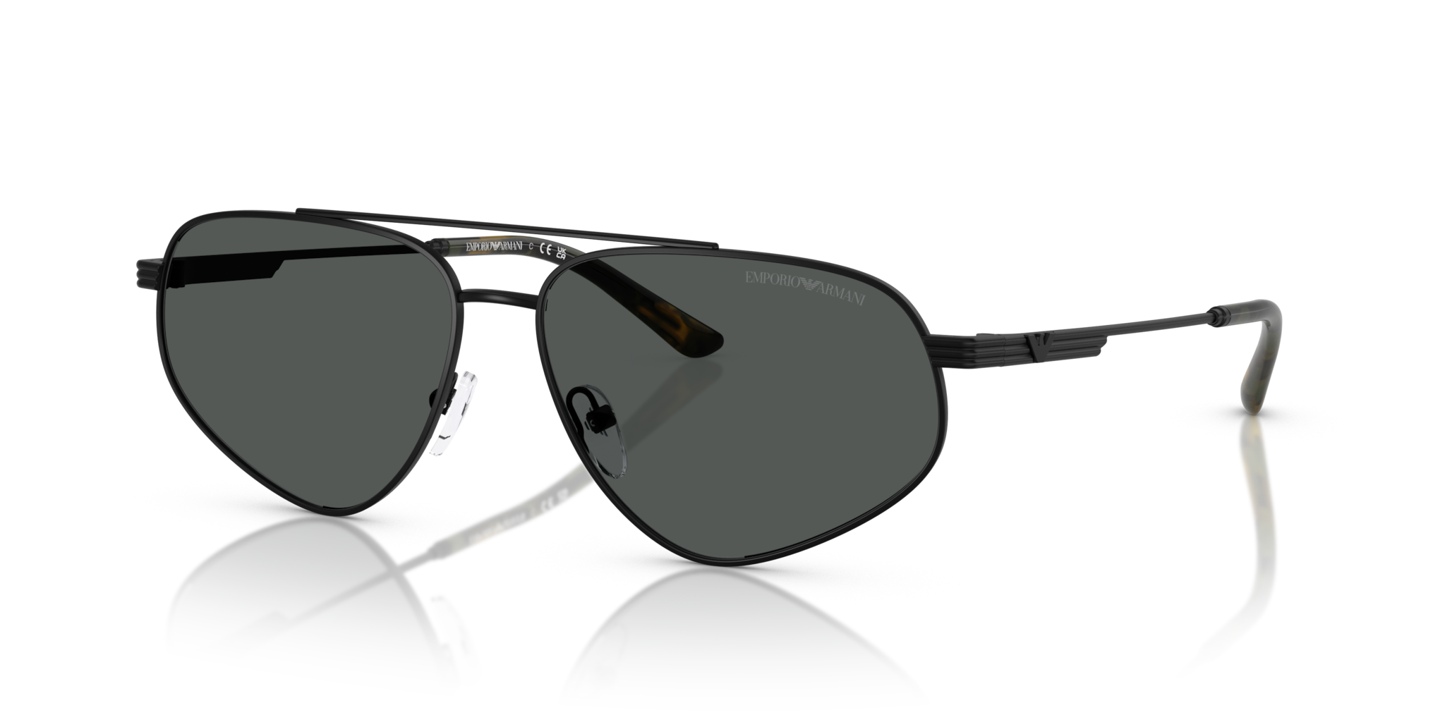 Emporio Armani EA2156 Uomo Matte Gunmetal - Occhiali da Sole Originali