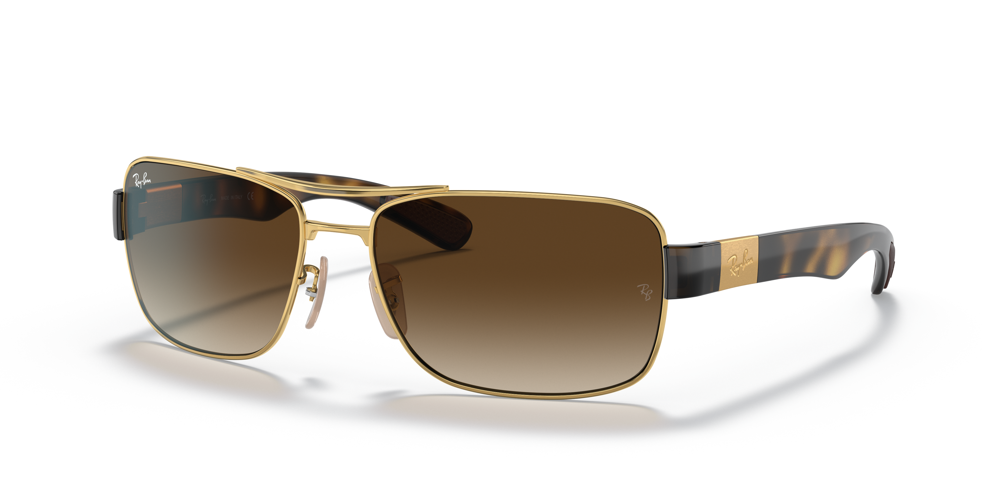 RAY-BAN RB 3522 - 001/13 ARISTA | MEN'S CALIBER 61 SUNGLASSES 