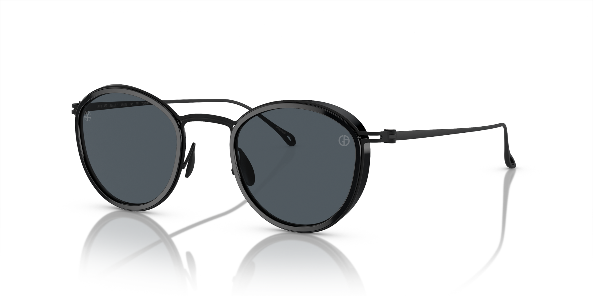 Occhiali da Sole Giorgio Armani Uomo 0AR6148T Shiny Black