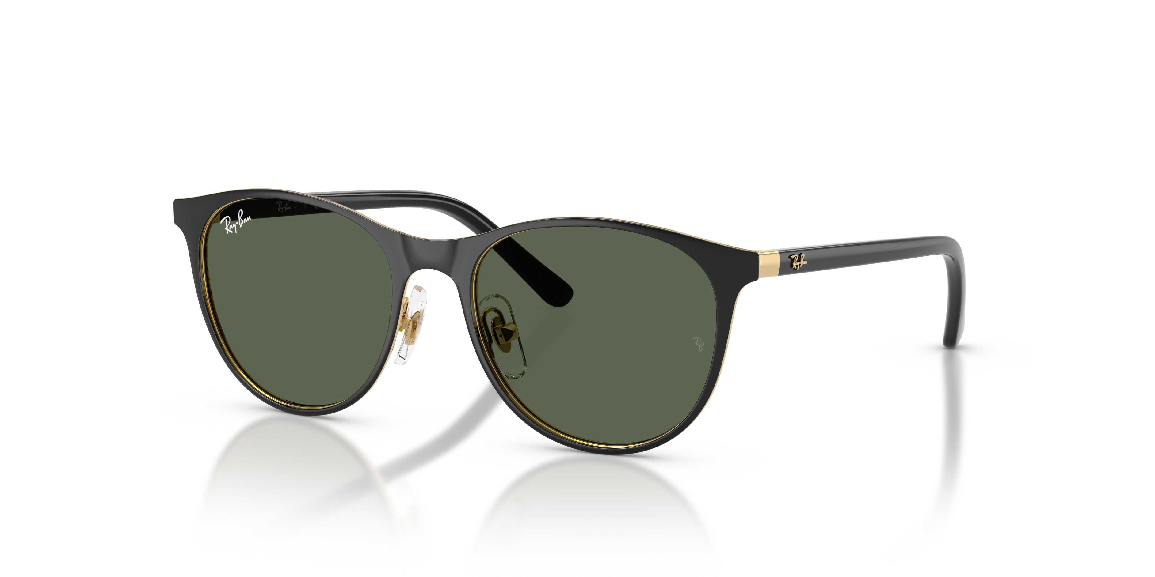 Ray-Ban 0RJ9552S Black On Gold - Occhiali da Sole Bambino