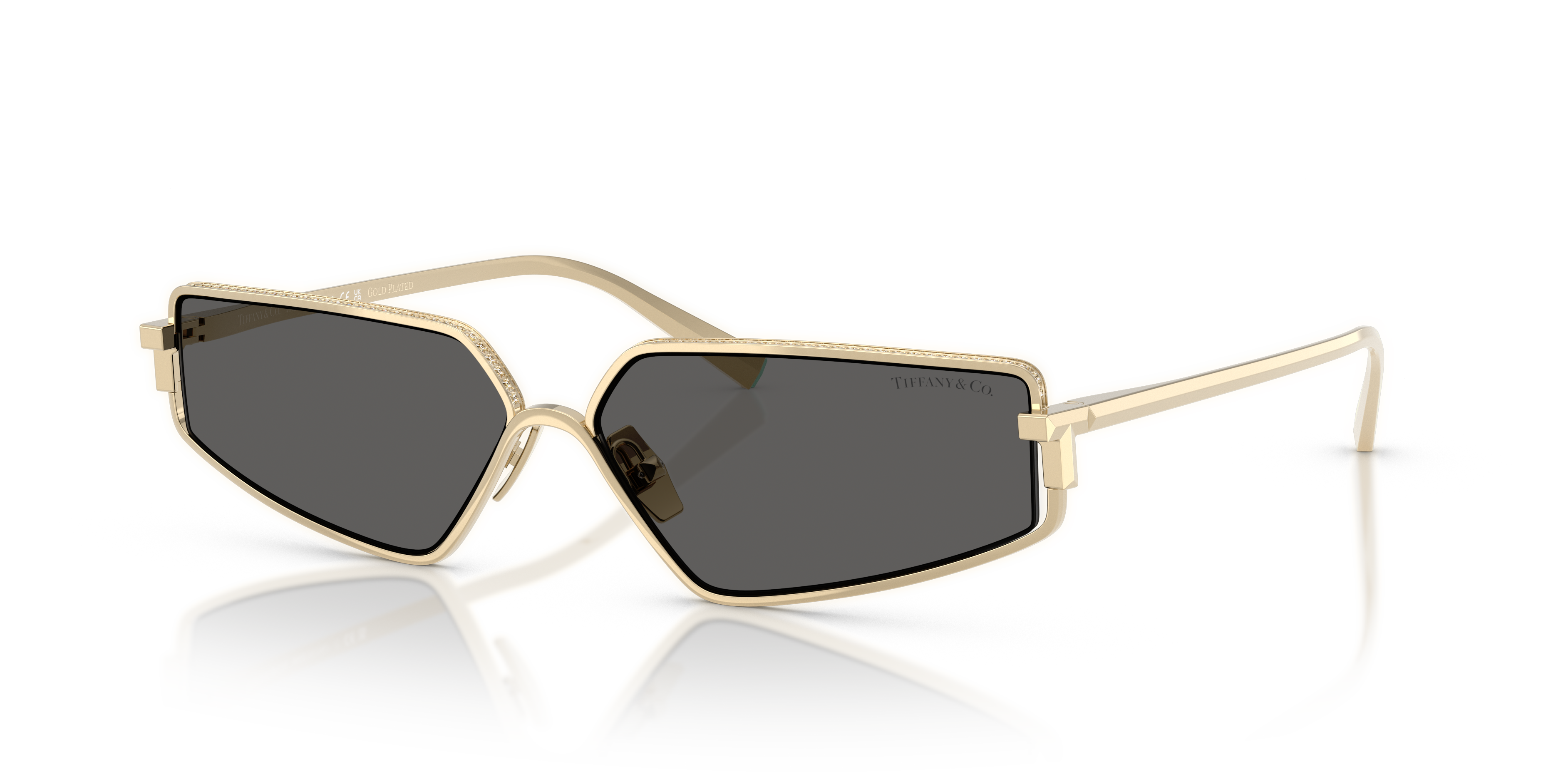 Occhiali da Sole Tiffany TF3113KB Pale Gold Plated Originali