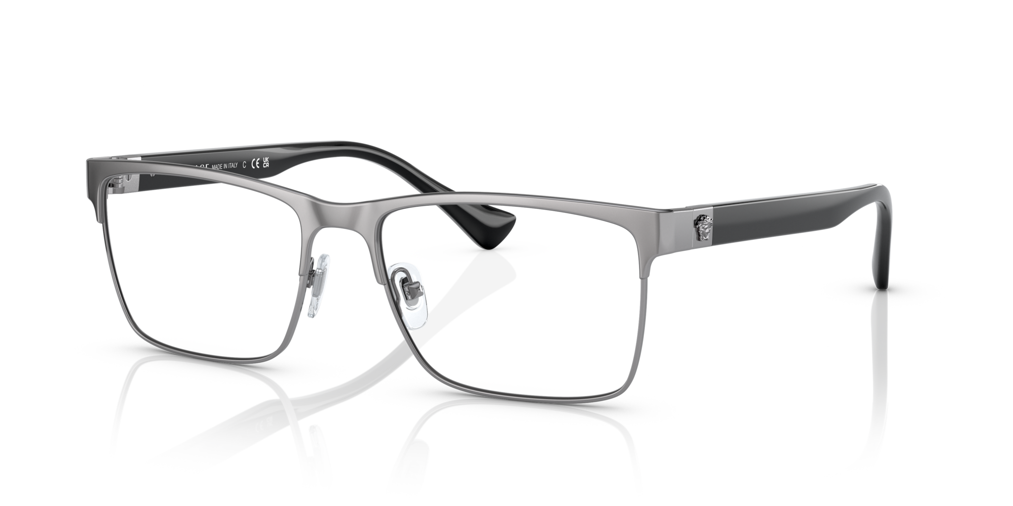 Occhiali da Vista Uomo Versace 0VE1285 Gunmetal - Stile Iconico