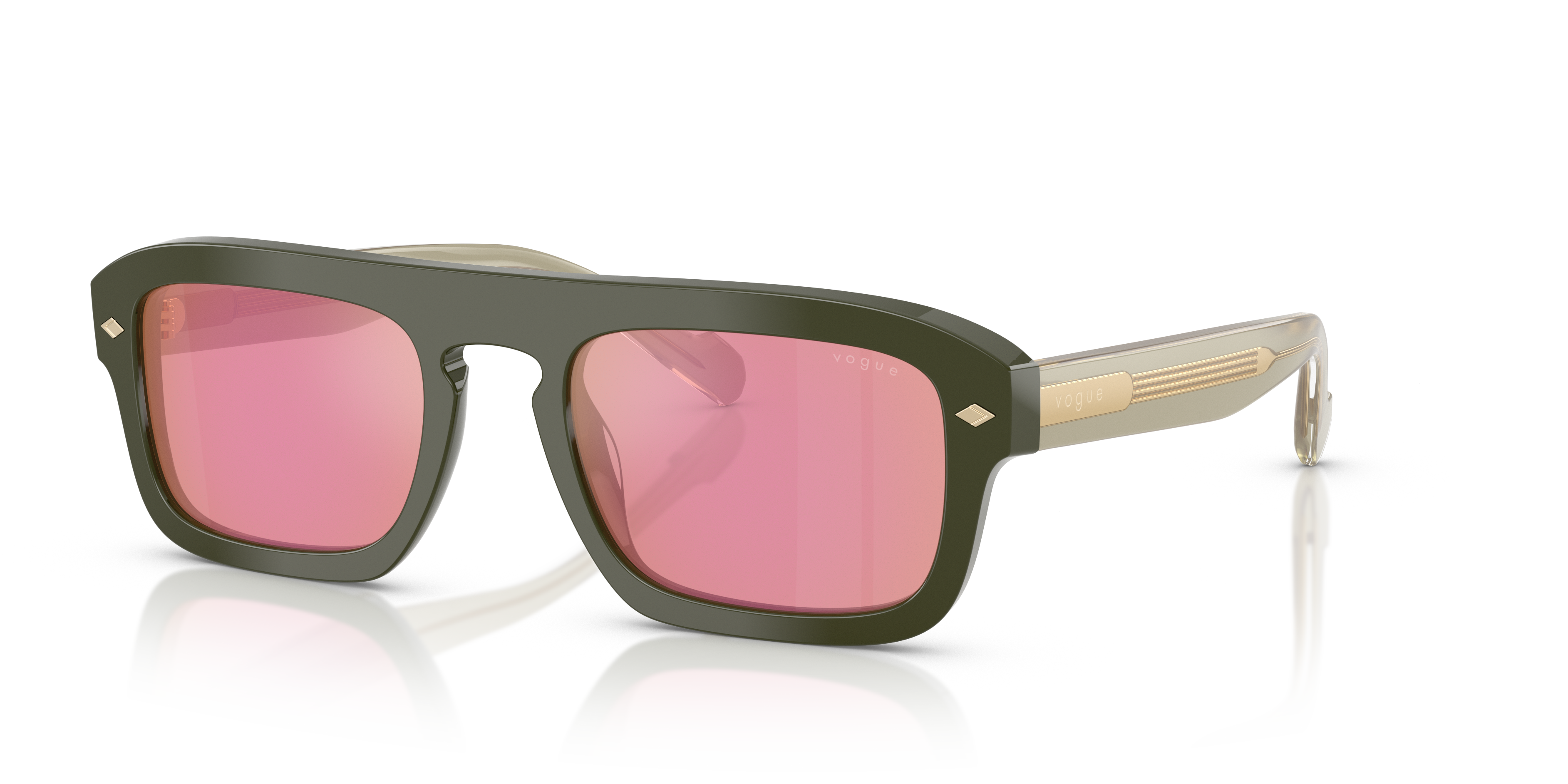 Occhiali da sole Vogue uomo 0VO5620S Full Green originali