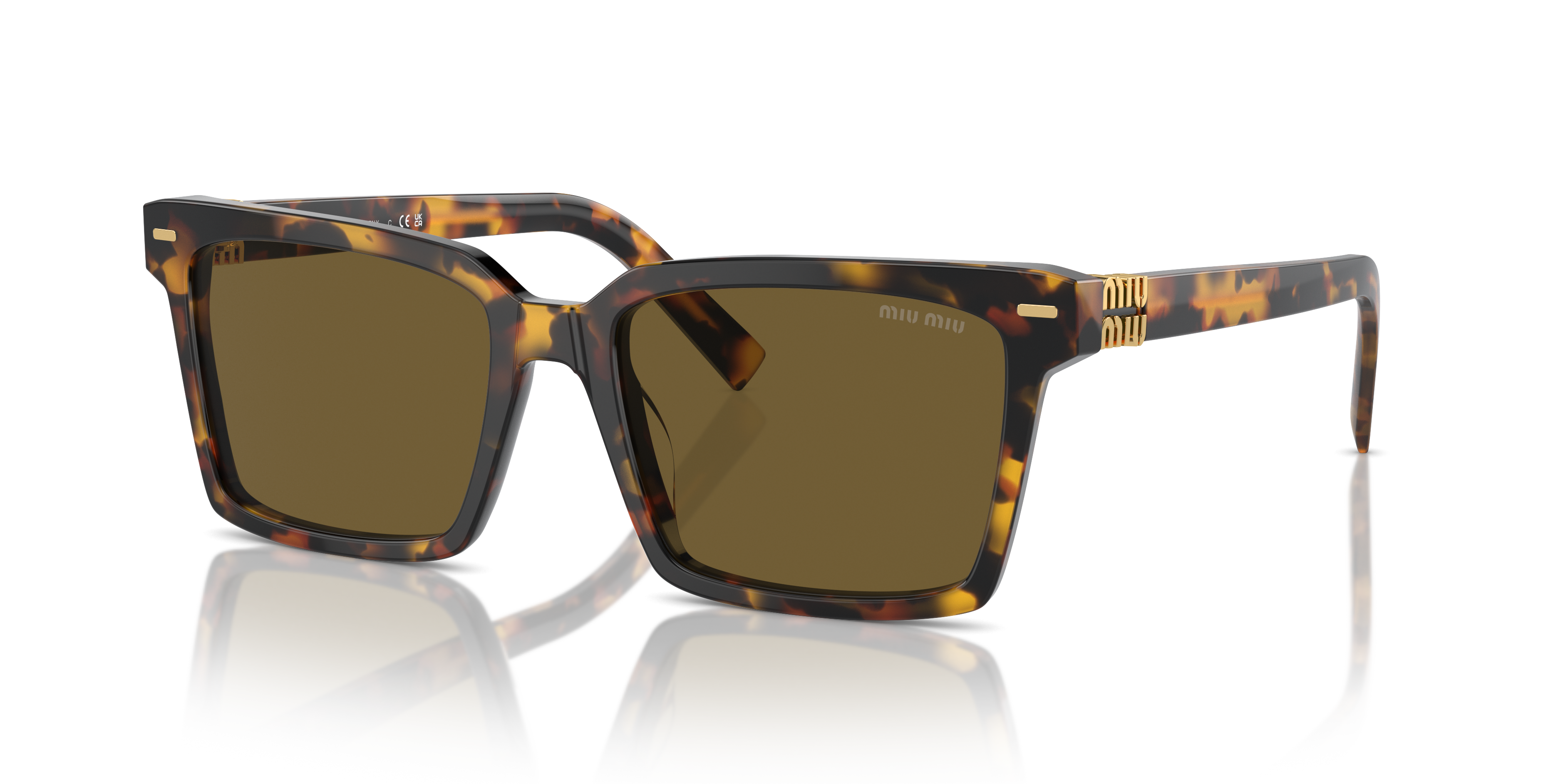 Occhiali da Sole Miu Miu Donna 0MU 13ZS Honey Havana