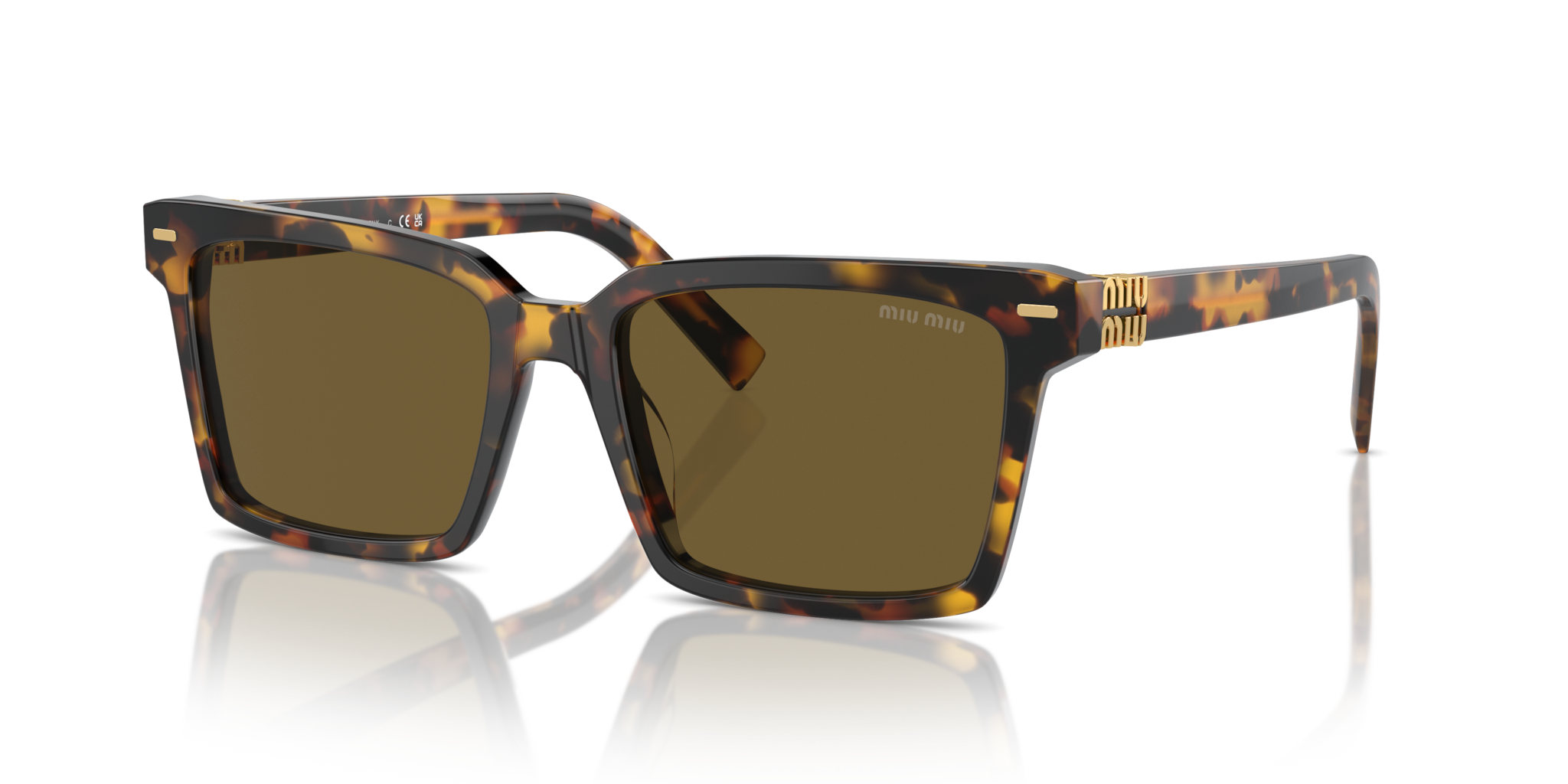 Occhiali da Sole Miu Miu Donna 0MU 13ZS Honey Havana