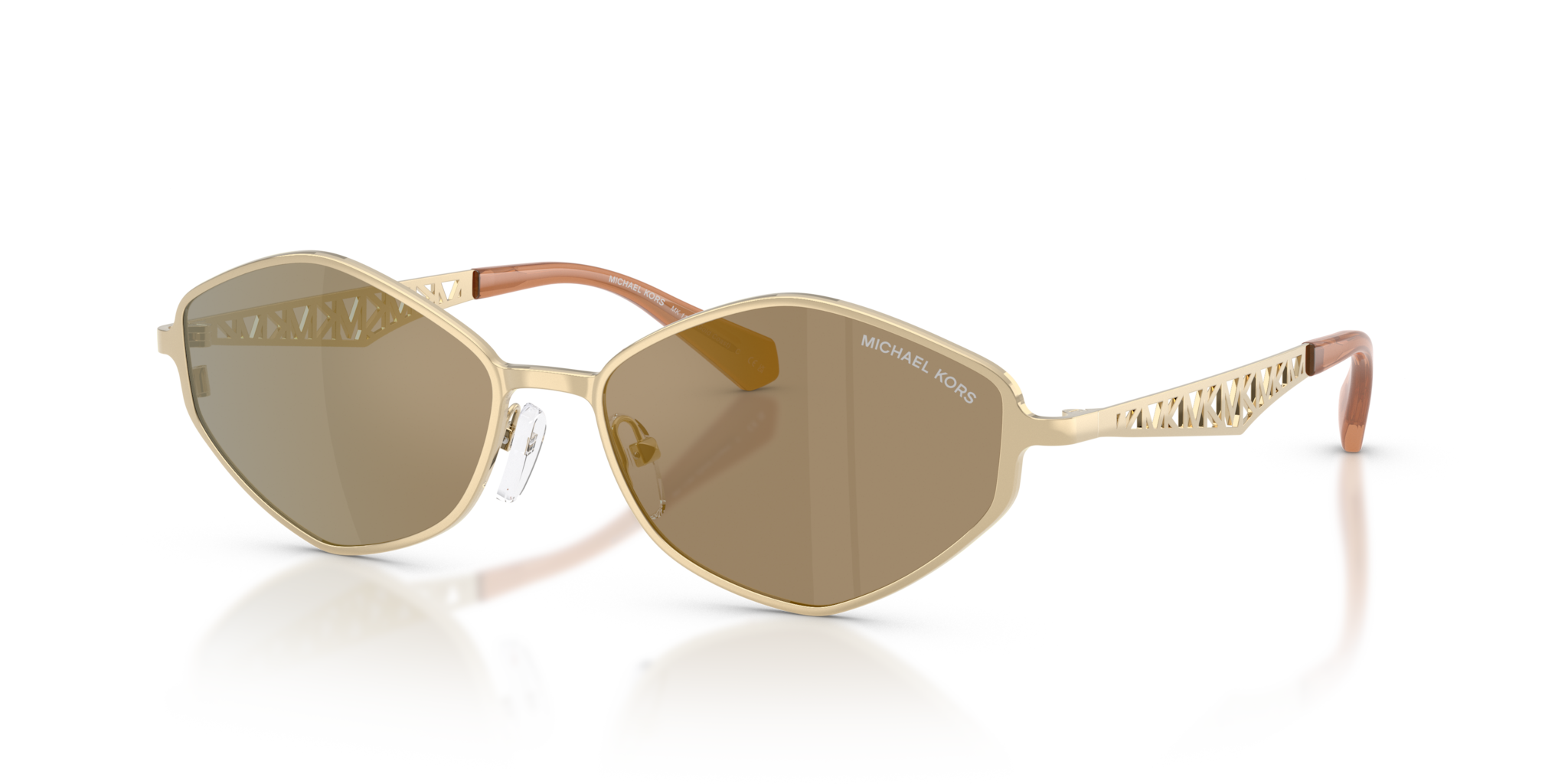 Occhiali da Sole Michael Kors Gold Coast 0MK1181 Light Gold Donna