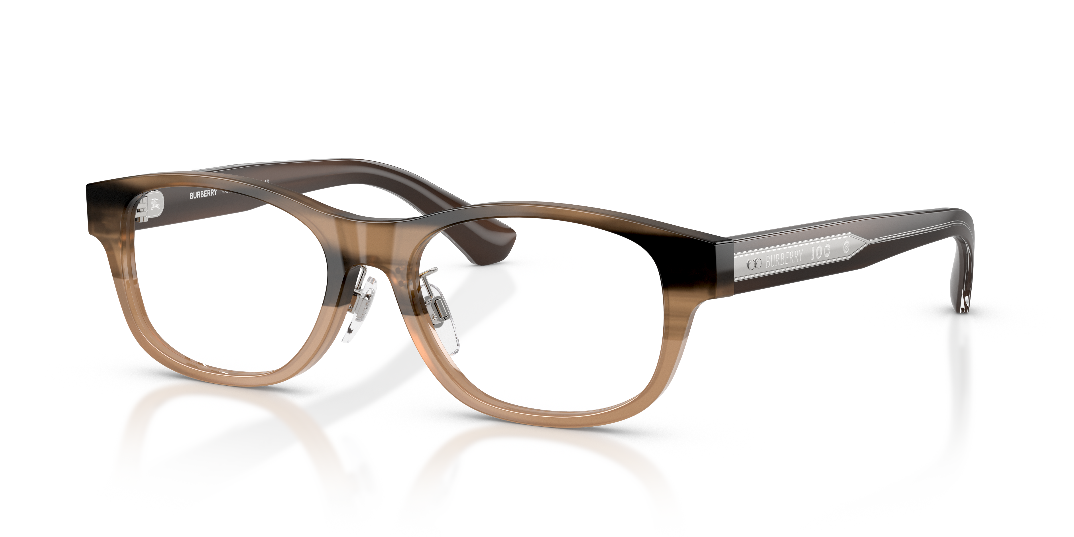 Burberry 0BE2449D Striped Beige - Occhiali da Vista Uomo Originali