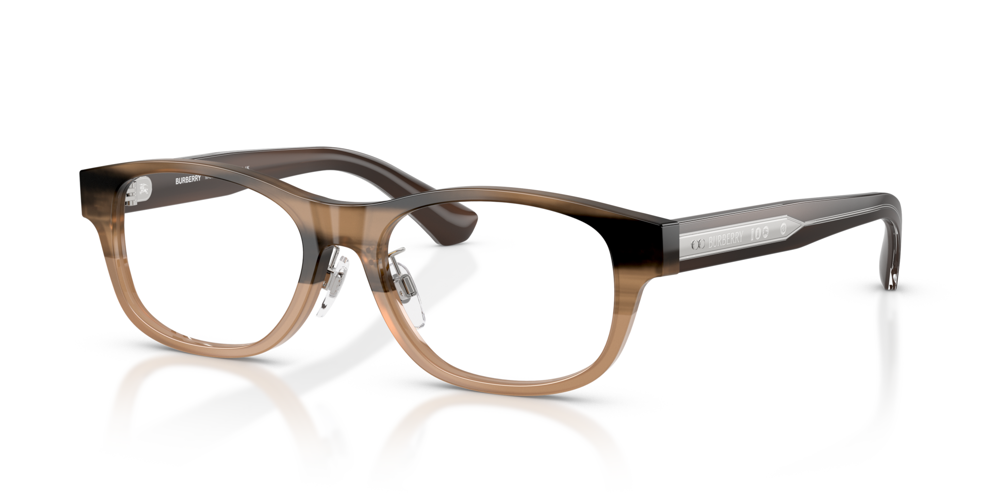 Burberry 0BE2449D Striped Beige - Occhiali da Vista Uomo Originali
